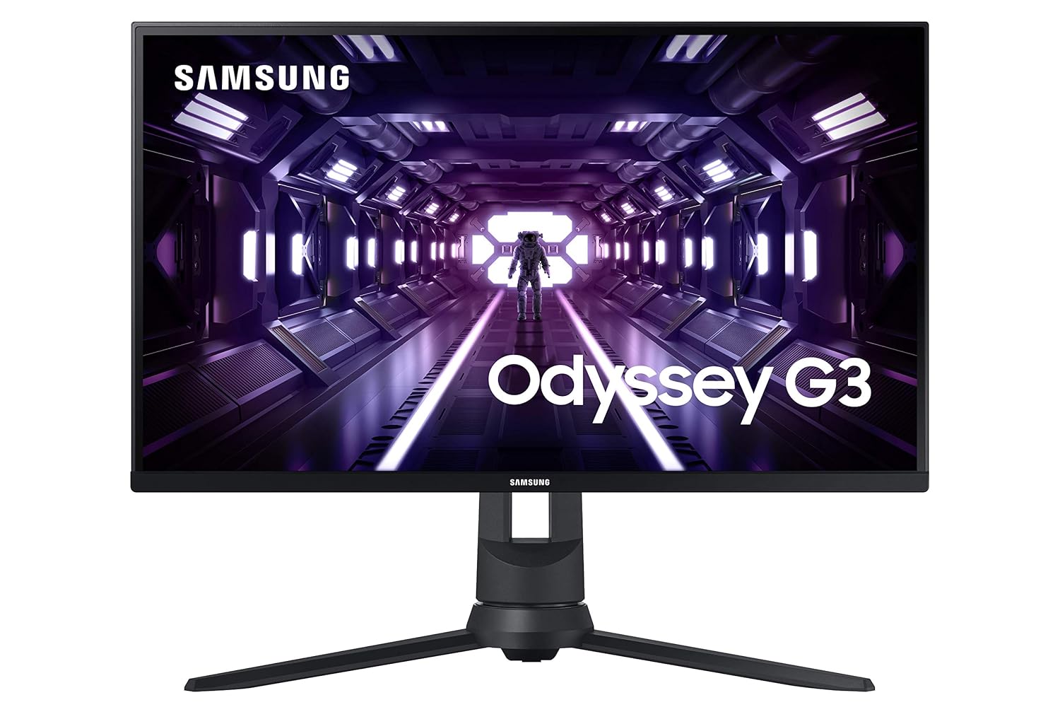 Samsung Odyssey 24 inches 60.4 cm 1920 x 1080 Pixels 144 Hz, 1ms, Bezel Less, Flat, Full HD, FreeSync Premium Gaming LED Monitor (LF24G35TFWWXXL, Black)