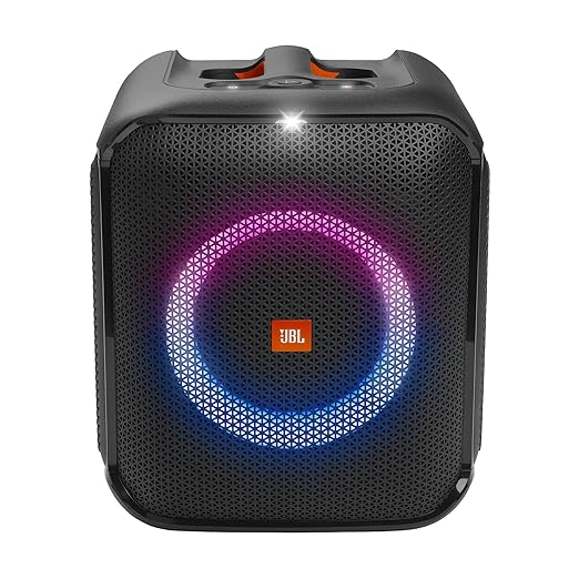 JBL Partybox Encore Essential | Portable Bluetooth Party Speaker | 100W Monstrous Pro Sound | Dynamic Light Show | Upto 6Hrs Playtime | Built-in Powerbank | Mic Support PartyBox App (Black) - Zapnet.in
