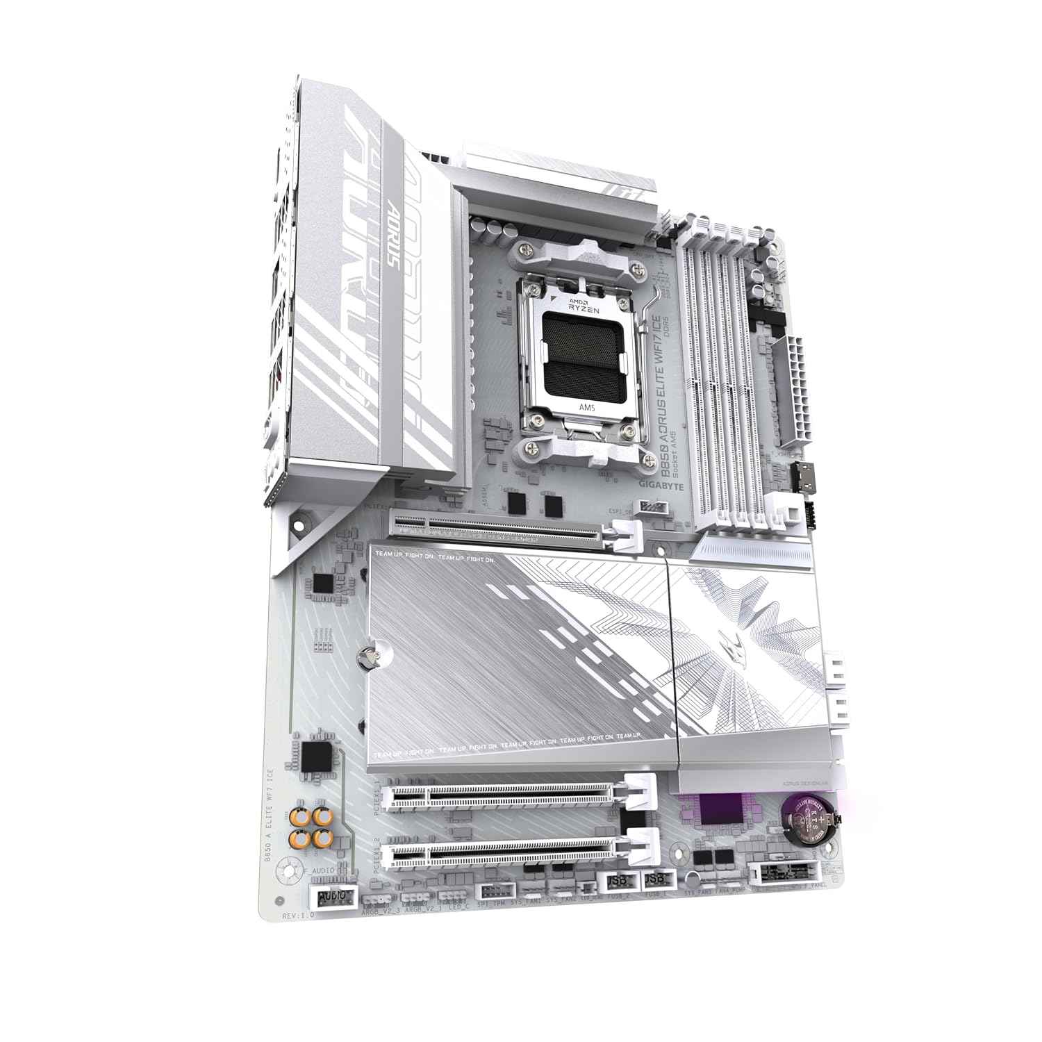 GIGABYTE B850 A Elite WIFI7 ICE AMD AM5 ATX Motherboard, PCIe 5.0, DDR5, USB 4.0, Wi-Fi 7, 2.5 GbE LAN, EZ-Latch