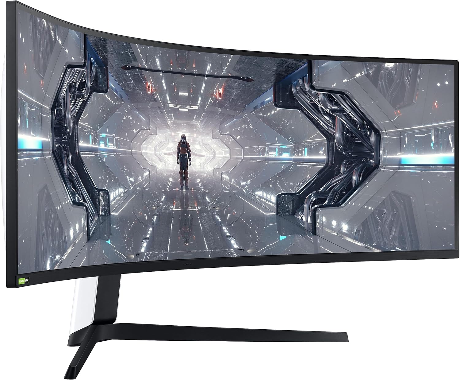 Samsung 49-inch(124.4cm) Odyssey G9 Dual QHD, 240Hz, 1ms Curved Gaming Monitor, QLED, HAS, HDR 1000, G-Sync (LC49G95TSSWXXL, Black)