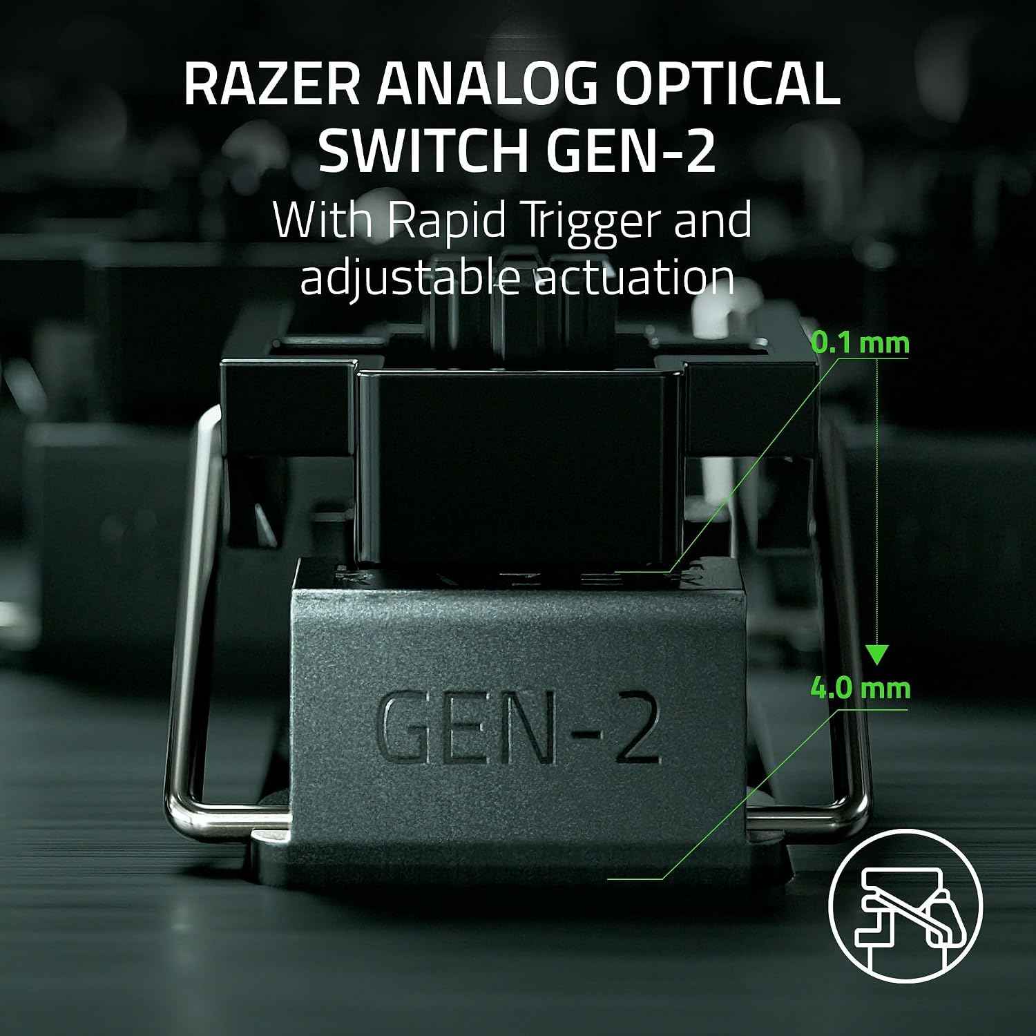 Razer Huntsman V3 Pro Tenkeyless - Tenkeyless Analog Optical Esports Wired Gaming Keyboard -White Edition-RZ03-04981700-R3M1