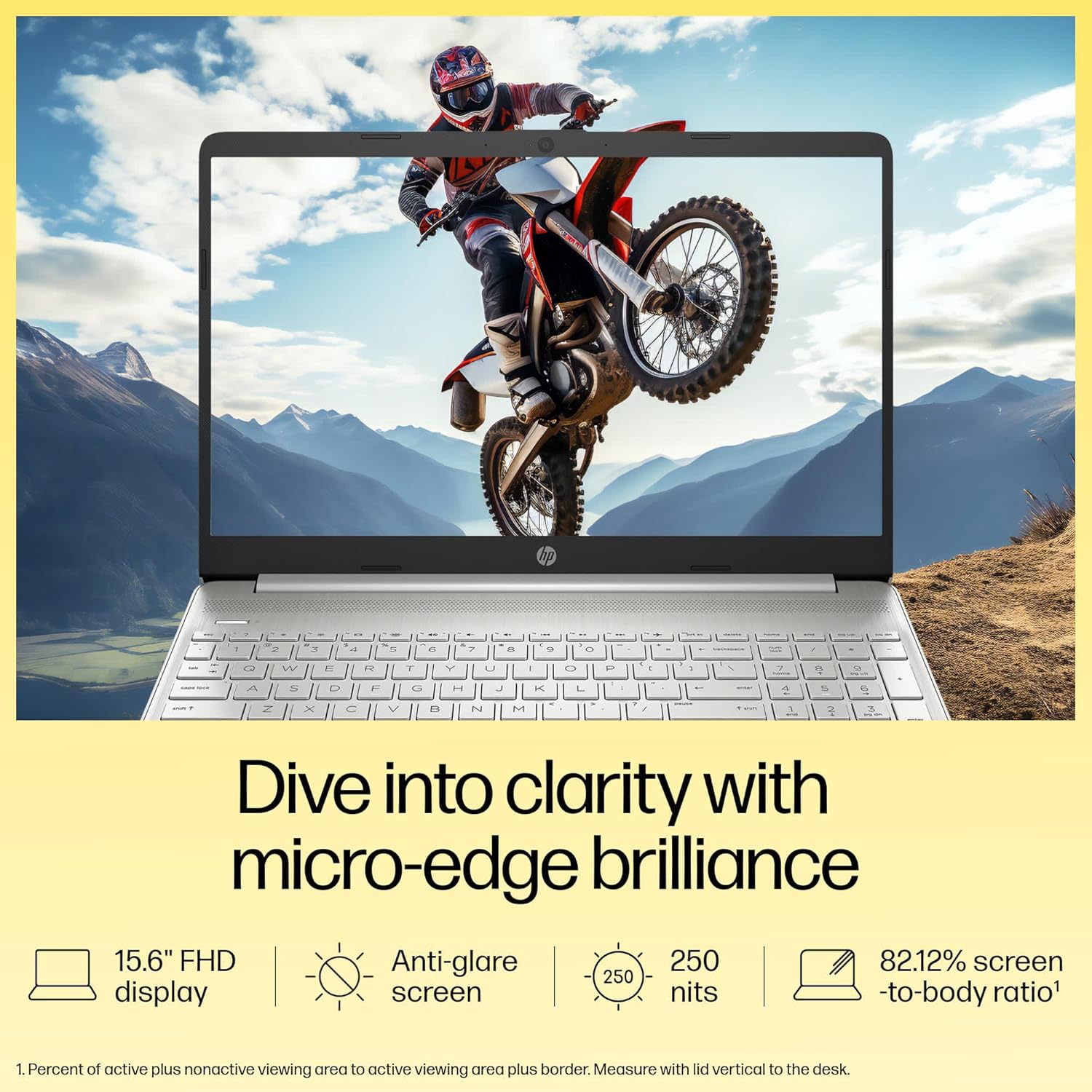 HP Laptop 15s, AMD Ryzen 3 5300U, 15.6-inch (39.6 cm), FHD, 8GB DDR4, 512GB SSD, AMD Radeon Graphics, Thin & Light, Dual Speakers (Win 11, MSO 2021, Silver, 1.69 kg), eq2212AU