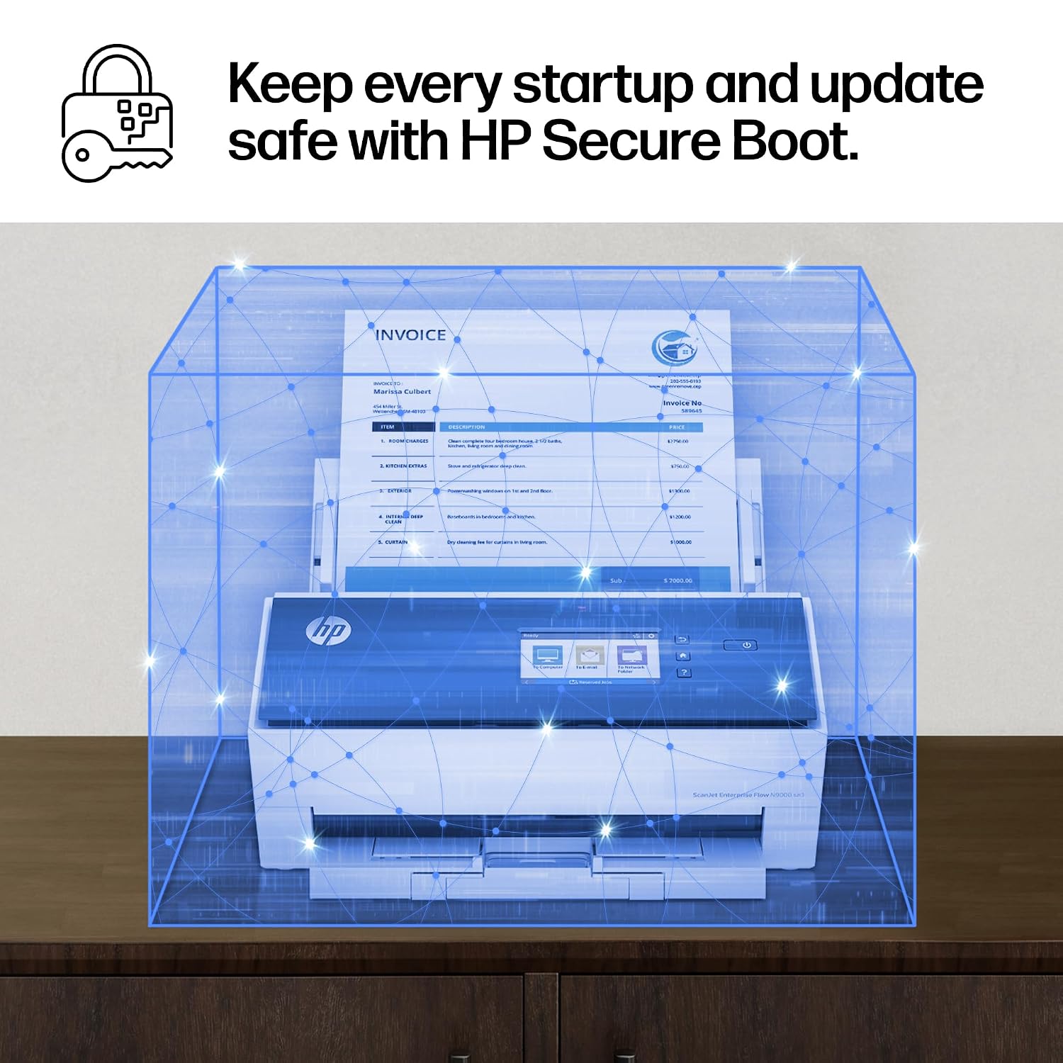 HP ScanJet Enterprise Flow N9000 sn1, Fast 2-Sided Scanner with auto Document Feeder, Best for Office (8Q4W1A)