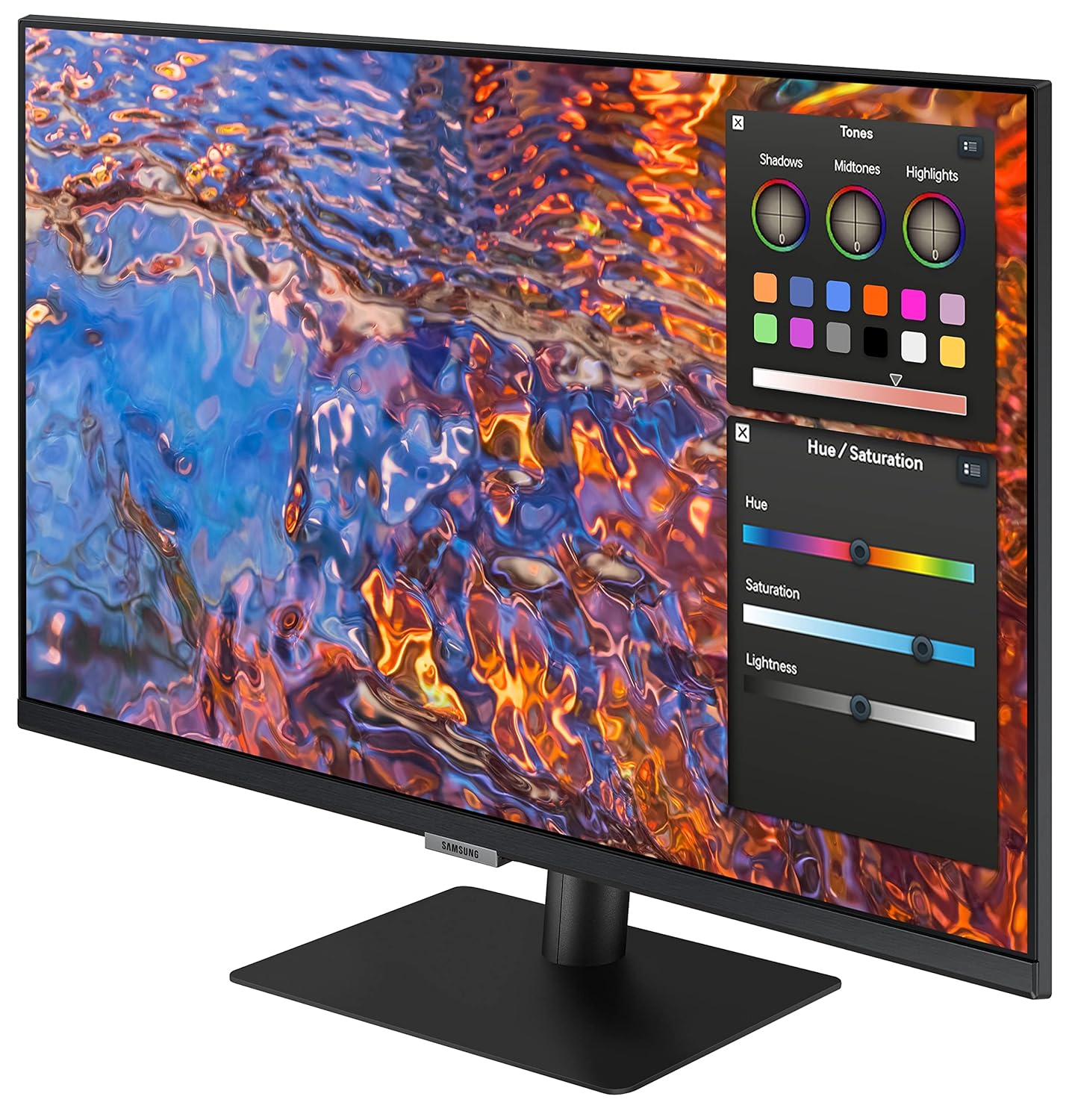Samsung 27"(68.6cm) 4K Viewfinity Monitor|IPS|UHD 3840 x 2160|Type-C 90W|LAN Port|HDR 400|DCI-P3 98%|Pantone Validation|400 nits||PBP|PIP|Matte Display|Height-Tilt-Pivot Stand|LS27B800PXWXXL|Black