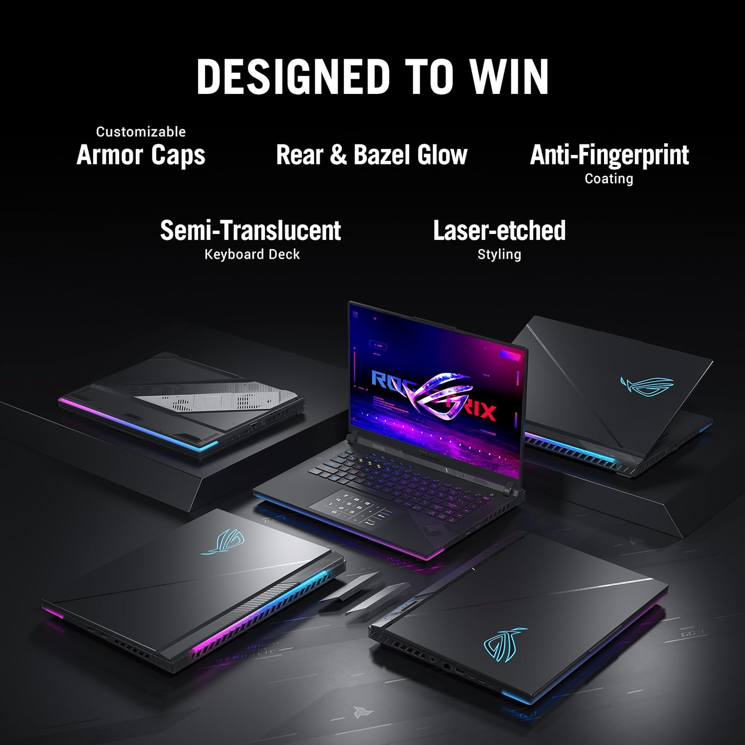 ASUS ROG Strix Scar 16 (2024), Intel Core™ i9 14900HX 14th Gen, 16"(40.64cm) 2.5K QHD+240Hz, Gaming Laptop (32GB DDR5/2TB SSD/16GB RTX 4090/Win11/Per-Key RGB/90WHr/Black/2.65Kg),G634JYR-RA001WS
