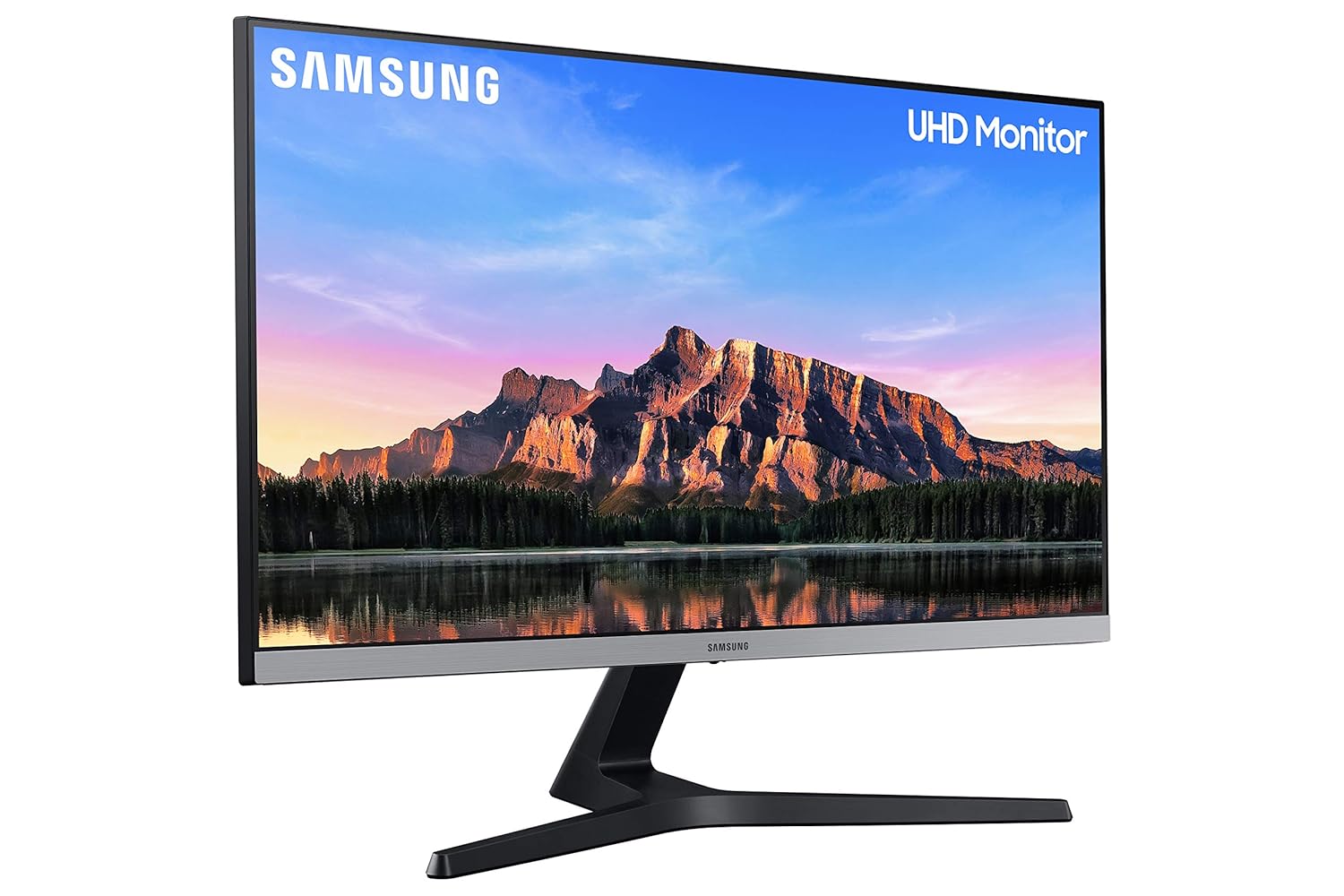Samsung 28 inch(70.8 cm) 4K UHD Monitor, IPS, Bezel Less, HDR Support, AMD FreeSync, Eye Comfort, PIP/PBP Multi-Tasking (LU28R550UQWXXL, Dark Blue Gray)