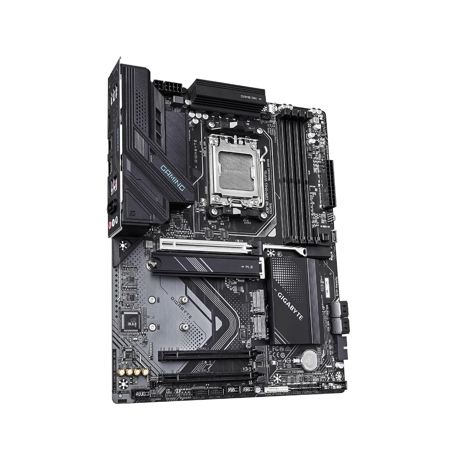GIGABYTE X870 Gaming WIFI6 AMD AM5 LGA 1718 Motherboard, ATX, DDR5, 3X M.2, PCIe 5.0, USB4, WiFi 6, 2.5GbE LAN, EZ-Latch, 3-Year Warranty