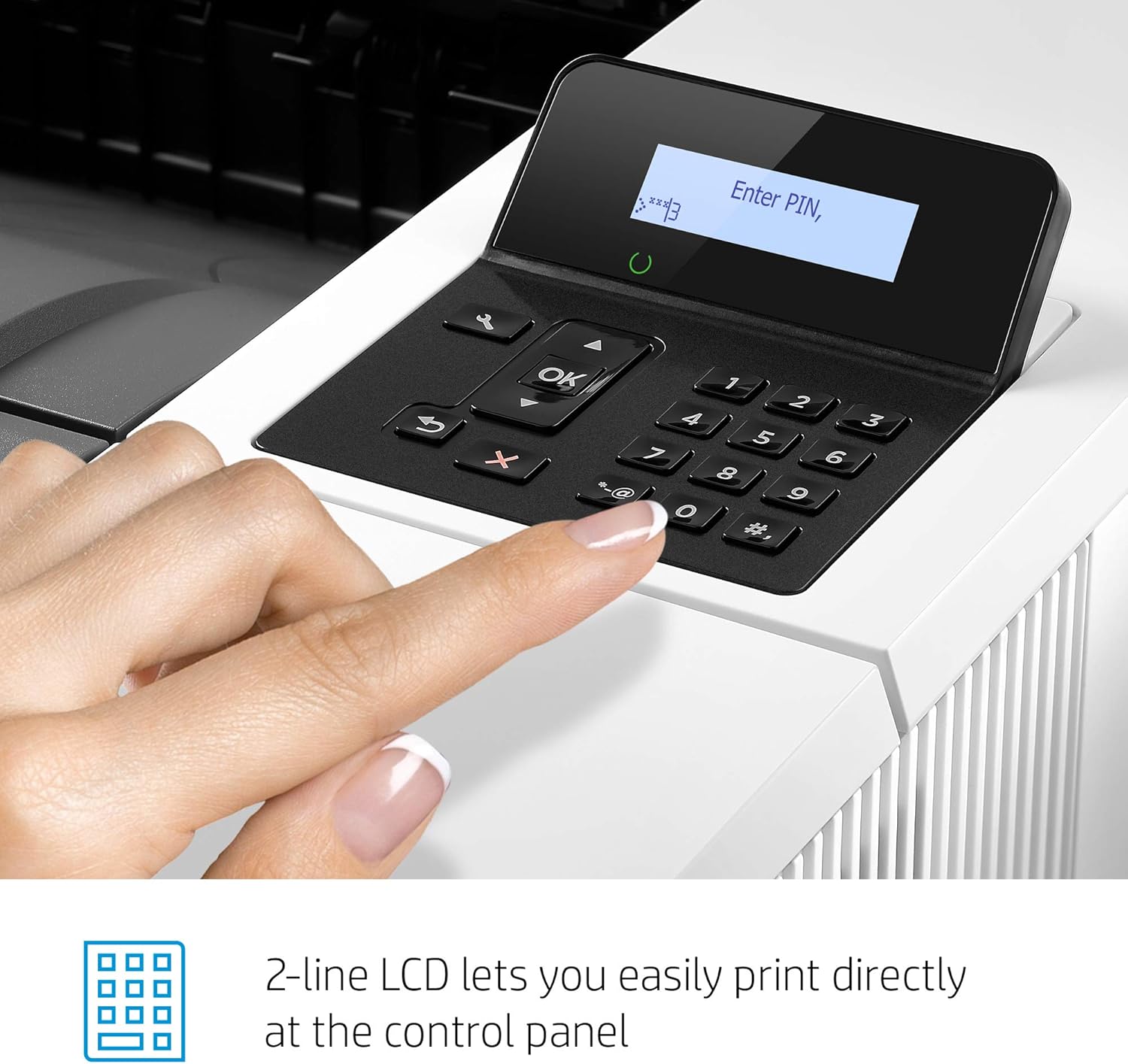 HP LaserJet Pro M501dn Duplex Printer with One-Year, Next-Business Day, Onsite Warranty (J8H61A) - Zapnet.in
