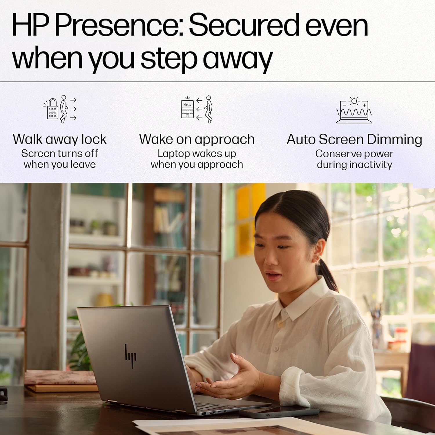 HP Envy x360, Enhanced by AI, AMD Ryzen 5 8640HS, 14-inch (35.6 cm), WUXGA, 16GB LPDDR5, 512GB SSD, AMD Radeon Graphics, 5MP IR Camera, Poly Studio (Win 11, MSO 2021, Silver, 1.44 kg), fa0038AU