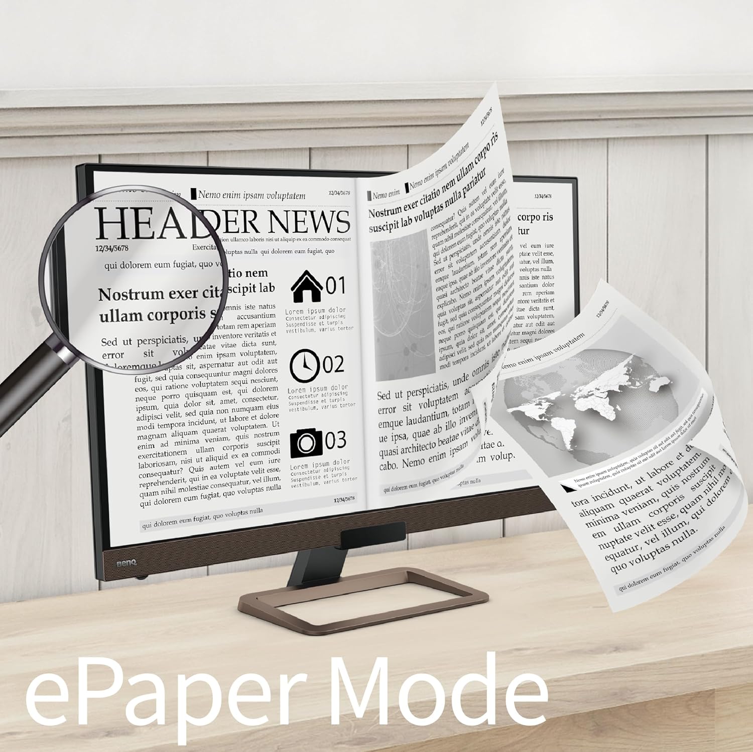 BenQ EW3280U 32"(81 cm) 3840x 2160 4K IPS HDR10| 95% DCI-P3 | USB-C(60W PD)| treVolo Speaker (5W Woofer)| Remote| VESA HDR400| EyeCare| AMDFreesync| HDMI| DP (Metallic Brown-Black)