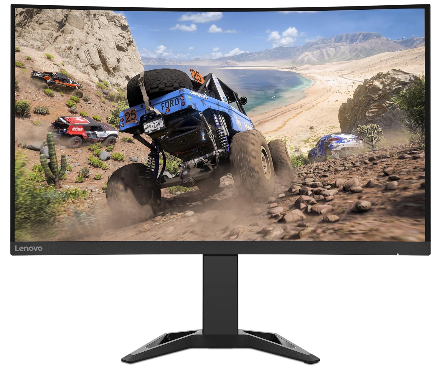 Lenovo G-Series Curved 32 Inch (81.3Cm) 2560X1440 2K Gaming Monitor |165Hz| 99% Srgb,1Ms,AMD Freesyncpremium| 2X3W Speakers,2Xhdmi 2.0|Dp,Height Adjust Tiltstand,Vesa Mount,Raven Black,G32Qc-30-Lcd