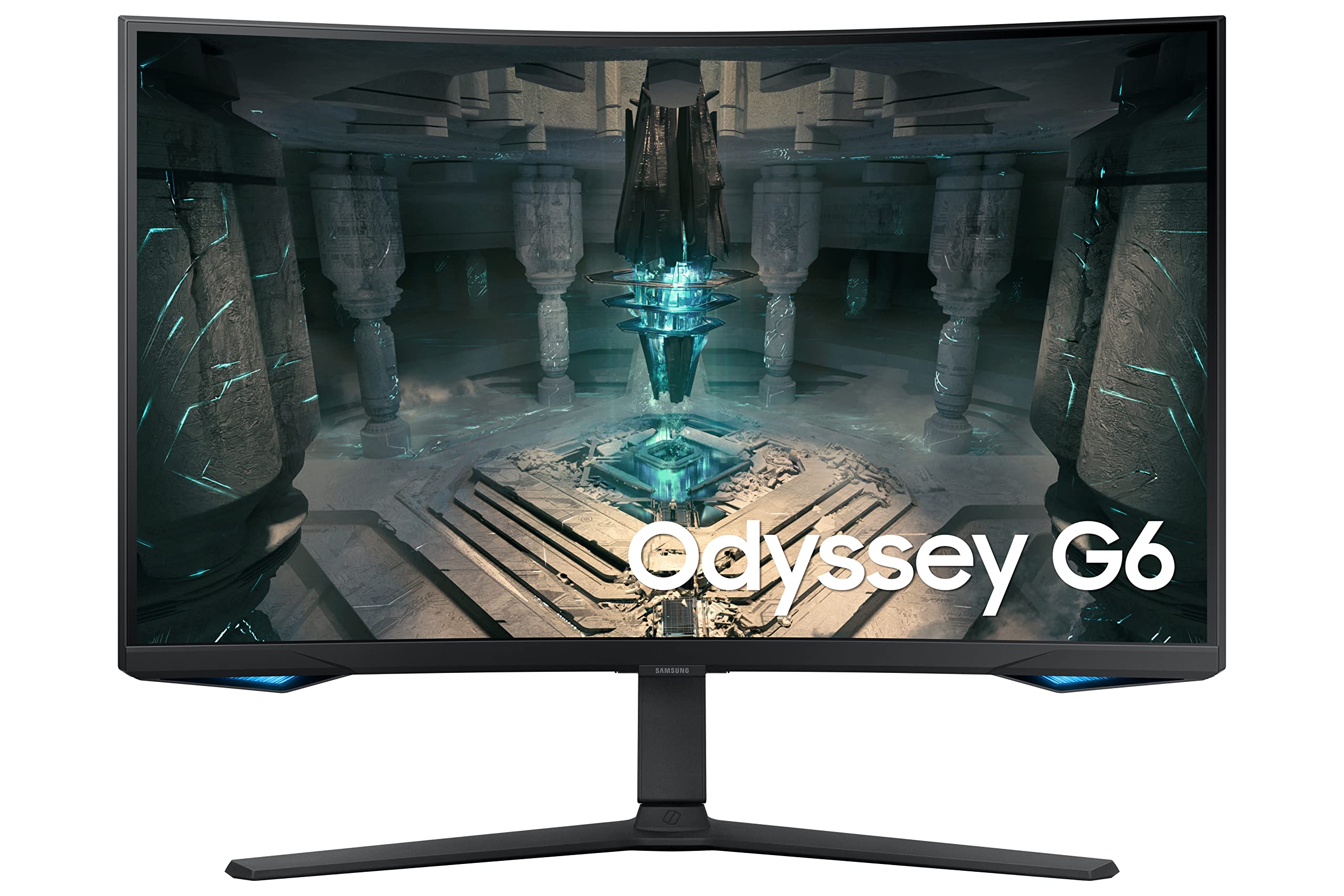 Samsung 27" (68.5cm) Odyssey G5 2K Gaming Monitor|QHD 2560 X 1440|165Hz|1ms|300nits|Ports-HDMIx2,DP,Headphone|DP Cable|HDR10|FreeSync Premium|Height-Tilt-Pivot Adjustable Stand|LS27CG510EWXXL|Black