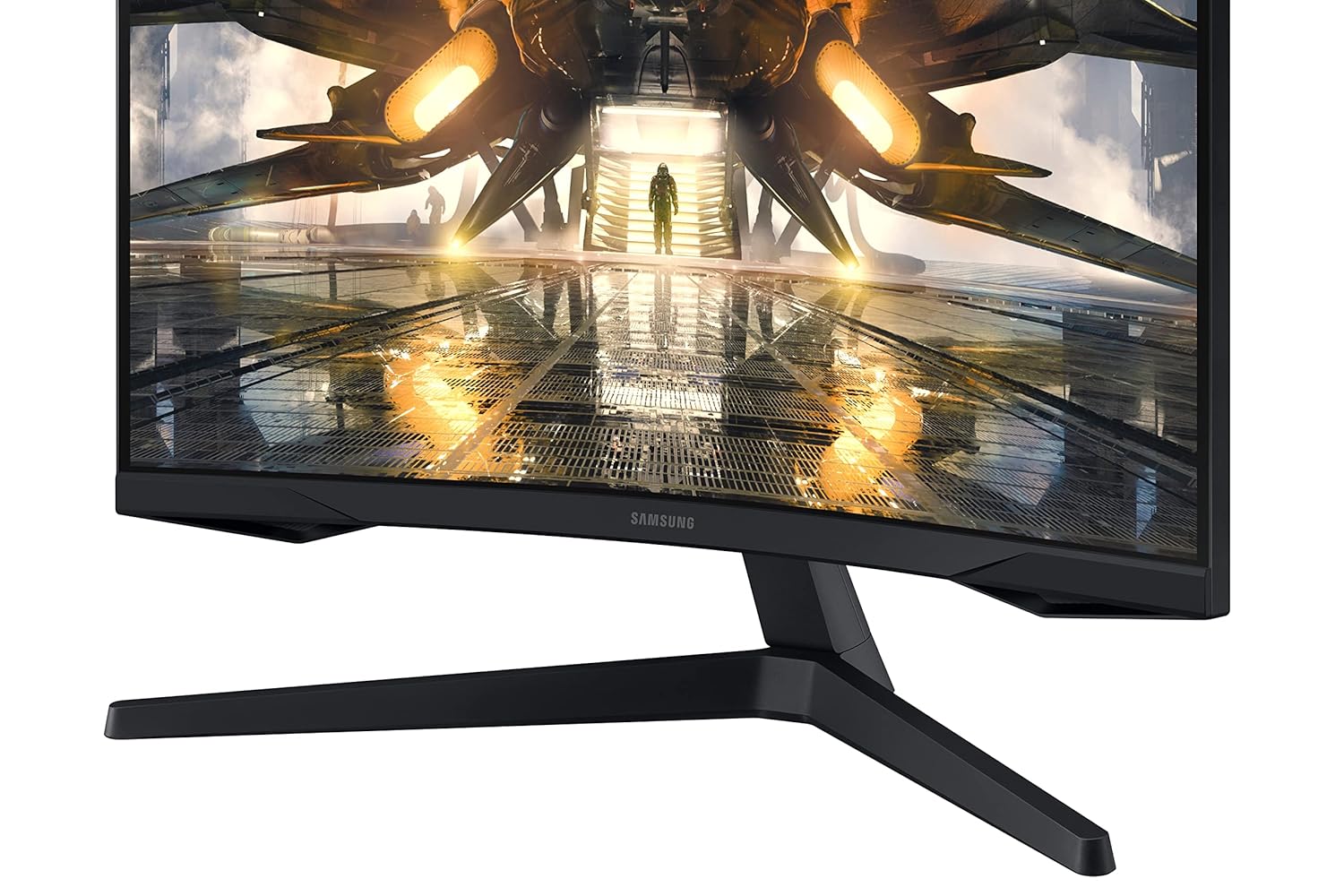 Samsung 27-Inch(68.5cm) Odyssey G5 Gaming, QHD 2K, 165Hz, 1Ms, 1000R Curved LCD Monitor, AMD Freesync Premium, HDR10 (LS27AG550EWXXL, Black)