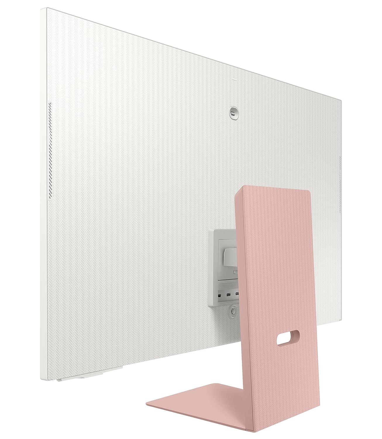 (Renewed) Samsung 32-Inch(80Cm) 3840 X 2160 Pixels M8 4K UHD Smart Monitor, Wireless Webcam, Type-C, Smart TV apps, TV Plus, Office 365, Dex, Apple Airplay, BT, IOT, Speakers, Remote (LS32BM80PUWXXL, Pink)