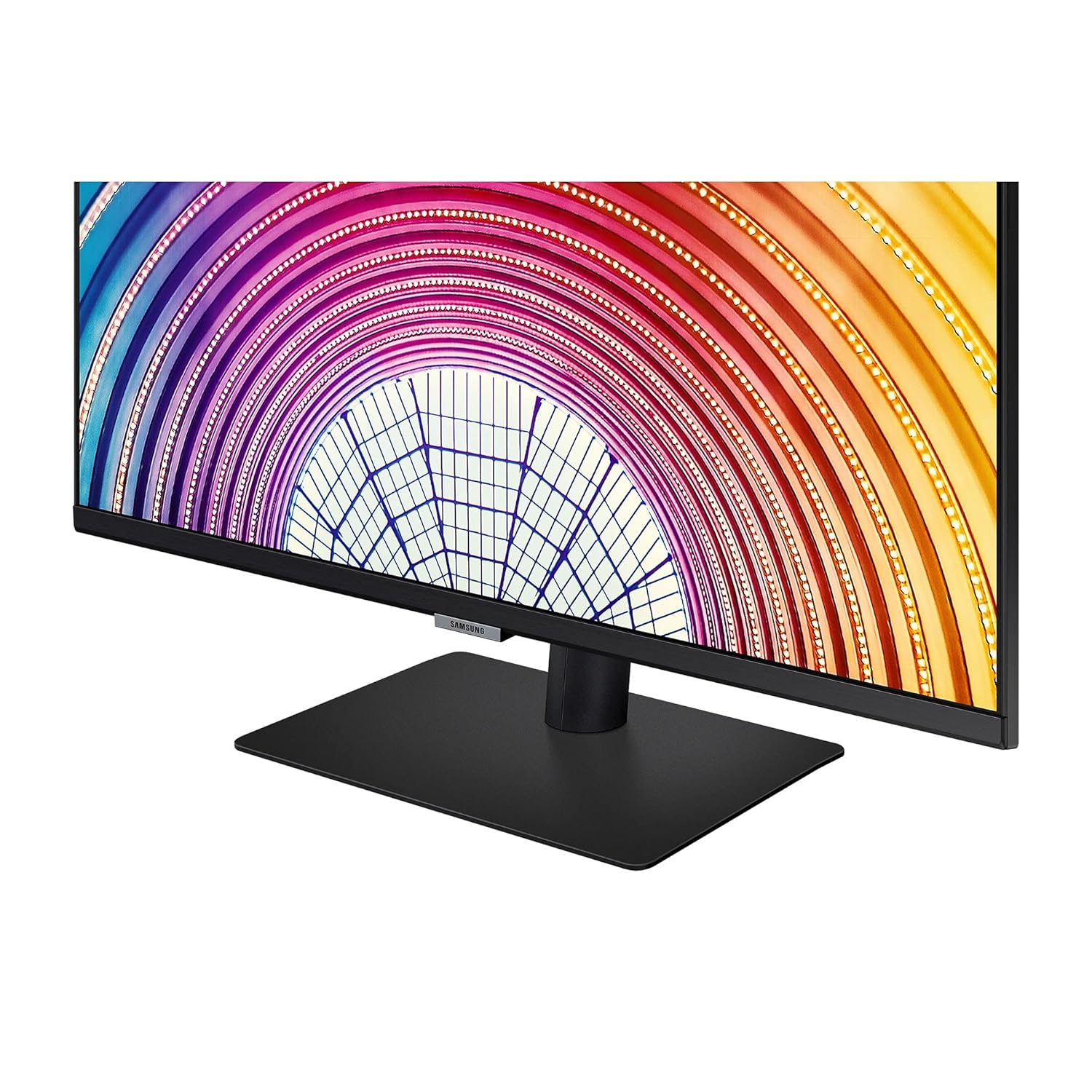 Samsung 27-inch(68.47cm) QHD Monitor, IPS, Bezel Less Design, 1 Billion Colors, HDR10, HAS, Intelligent Eye Care, AMD FreeSync™, FSC-Certified, Energy Saving (LS27A600NWWXXL, Black)