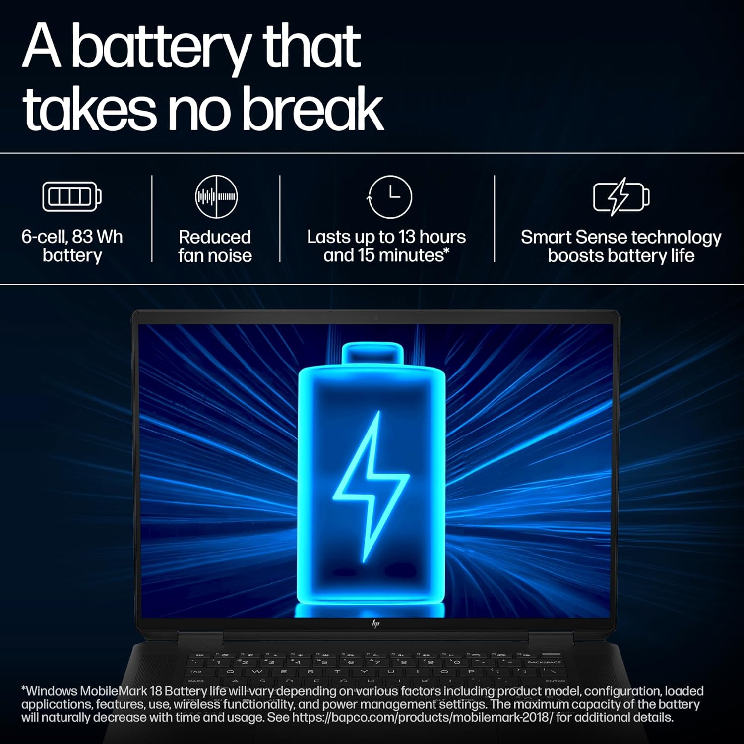 HP Spectre x360, Enhanced by AI, Intel Core Ultra 7 155H, 16-inch (40.6 cm), OLED 400 nits 120Hz, 32GB, 2TB SSD, Touch w/Pen, 9MP IR Camera w/Shutter, Poly Studio (Win 11, Black, 1.95 kg), aa0665TU - Zapnet.in