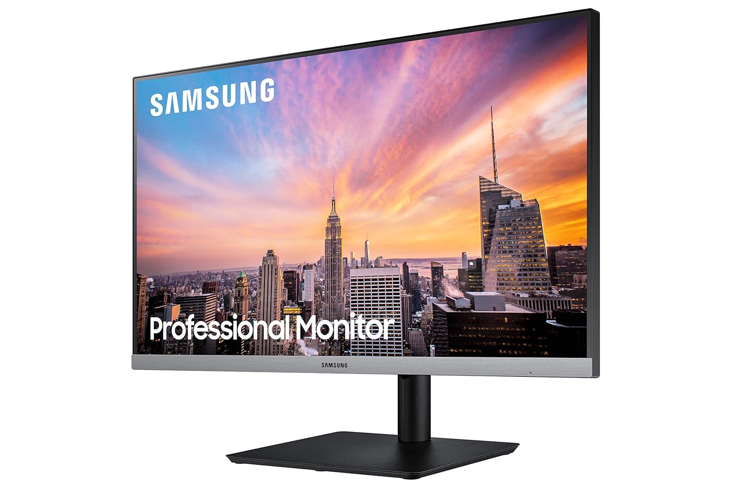 Samsung 24 Inch (Ls24R650Fdwxxl) Ips Panel Full Hd Led Monitor With Hdmi, Vga, Black