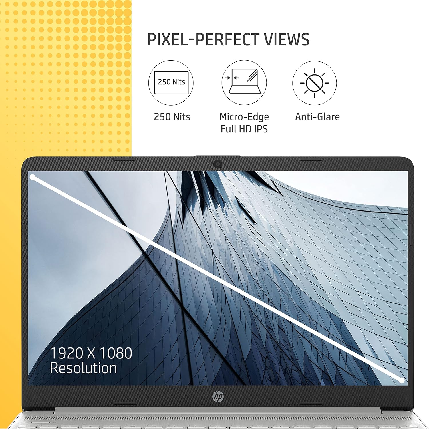 HP 15s 11th Gen Intel Core i5 8GB RAM/512GB SSD 15.6 inches/39.6cm FHD, IPS, Micro-Edge, Anti-Glare Display/NVIDIA GeForce MX450 Graphics/Windows 11/Alexa/MSO 2021/1.75Kg, 15s-du3519TX, Natural Silver