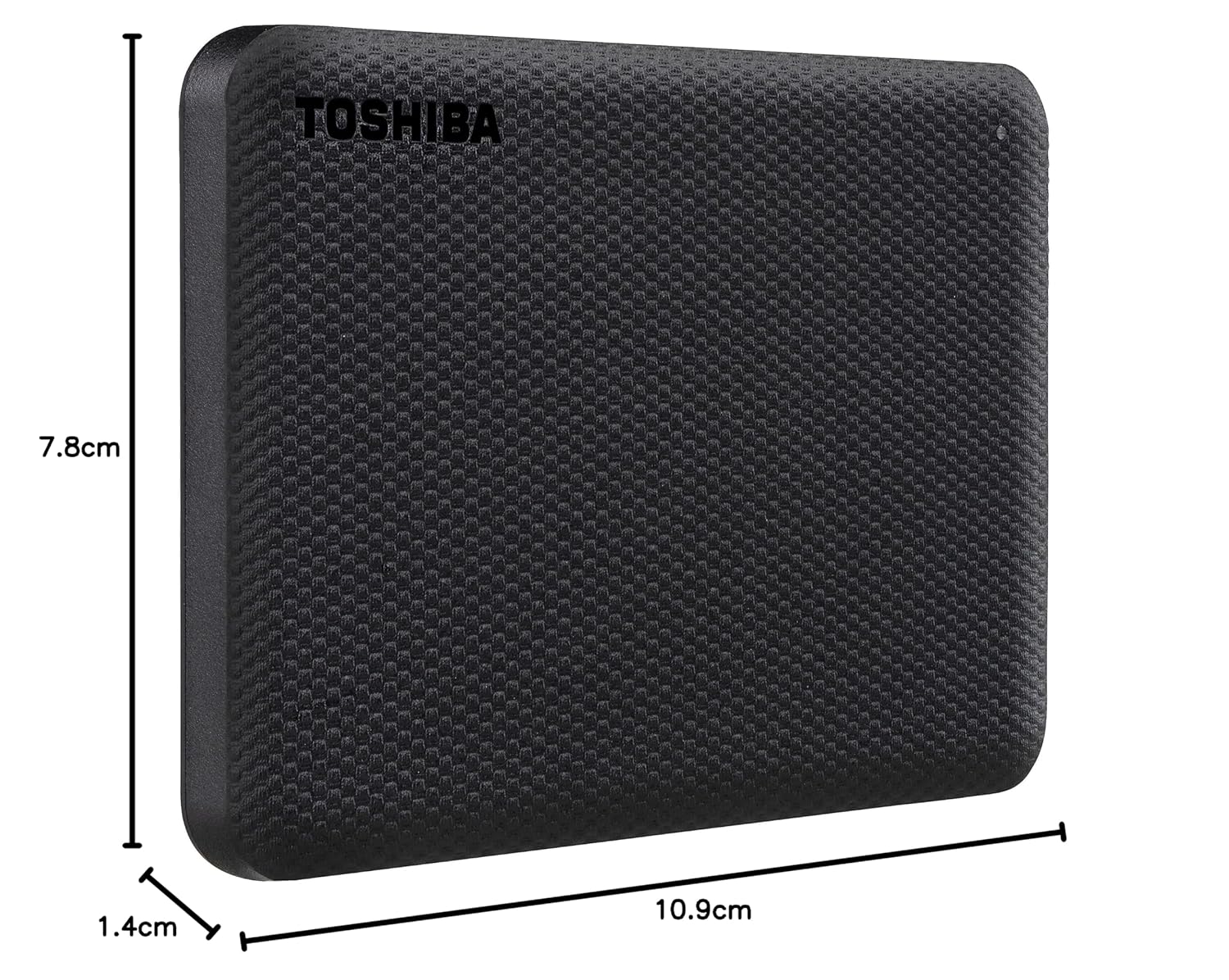 Toshiba Canvio Advance 1TB Portable External HDD, USB3.0 for PC Laptop Windows and Mac. 3 Years Warranty. External Hard Drive - Black