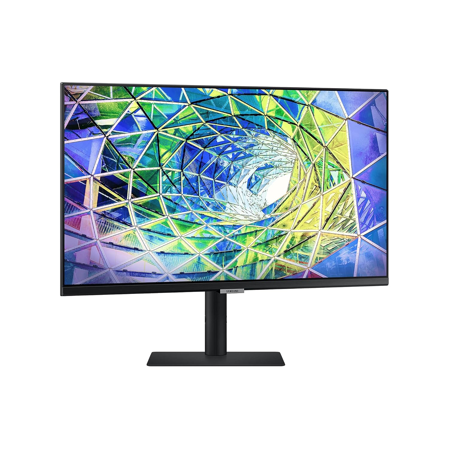 Samsung 8 Series 68.4 cm (27 inch) 4K UHD (3840x2160) Computer Monitor, IPS Panel, USB-C, HDR10 (1 Billion Colors), Height Adjustable Stand, Energy Star, Intelligent Eye Care LS27A800UJWXXL (Black)