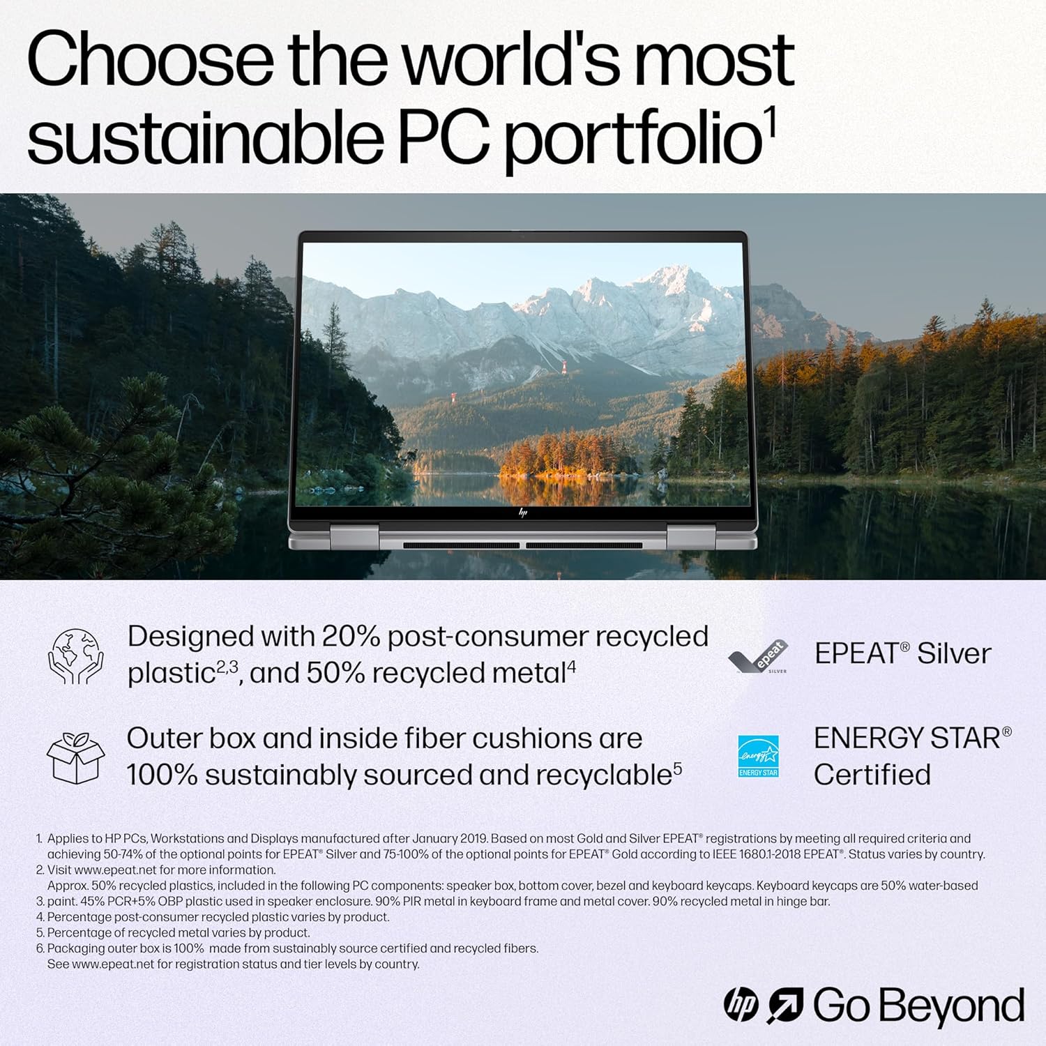 HP Envy x360, Enhanced by AI, AMD Ryzen 5 8640HS, 14-inch (35.6 cm), WUXGA, 16GB LPDDR5, 512GB SSD, AMD Radeon Graphics, 5MP IR Camera, Poly Studio (Win 11, MSO 2021, Silver, 1.44 kg), fa0038AU