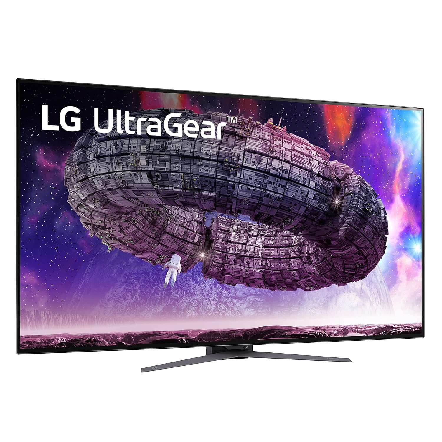 LG 48Gq900-B 48" Ultragear Uhd Oled Gaming Monitor With Anti-Glare, 1.5M : 1 Contrast Ratio & Dci-P3 99% (Typ.) With Hdr 10, 1Ms (Gtg) 120Hz Refresh Rate, Hdmi 2.1, Black