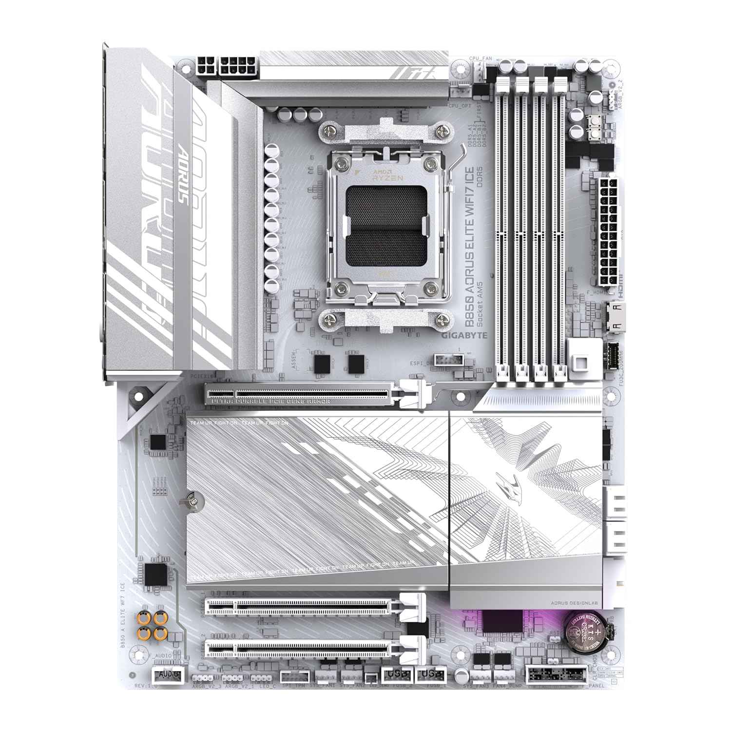 GIGABYTE B850 A Elite WIFI7 ICE AMD AM5 ATX Motherboard, PCIe 5.0, DDR5, USB 4.0, Wi-Fi 7, 2.5 GbE LAN, EZ-Latch