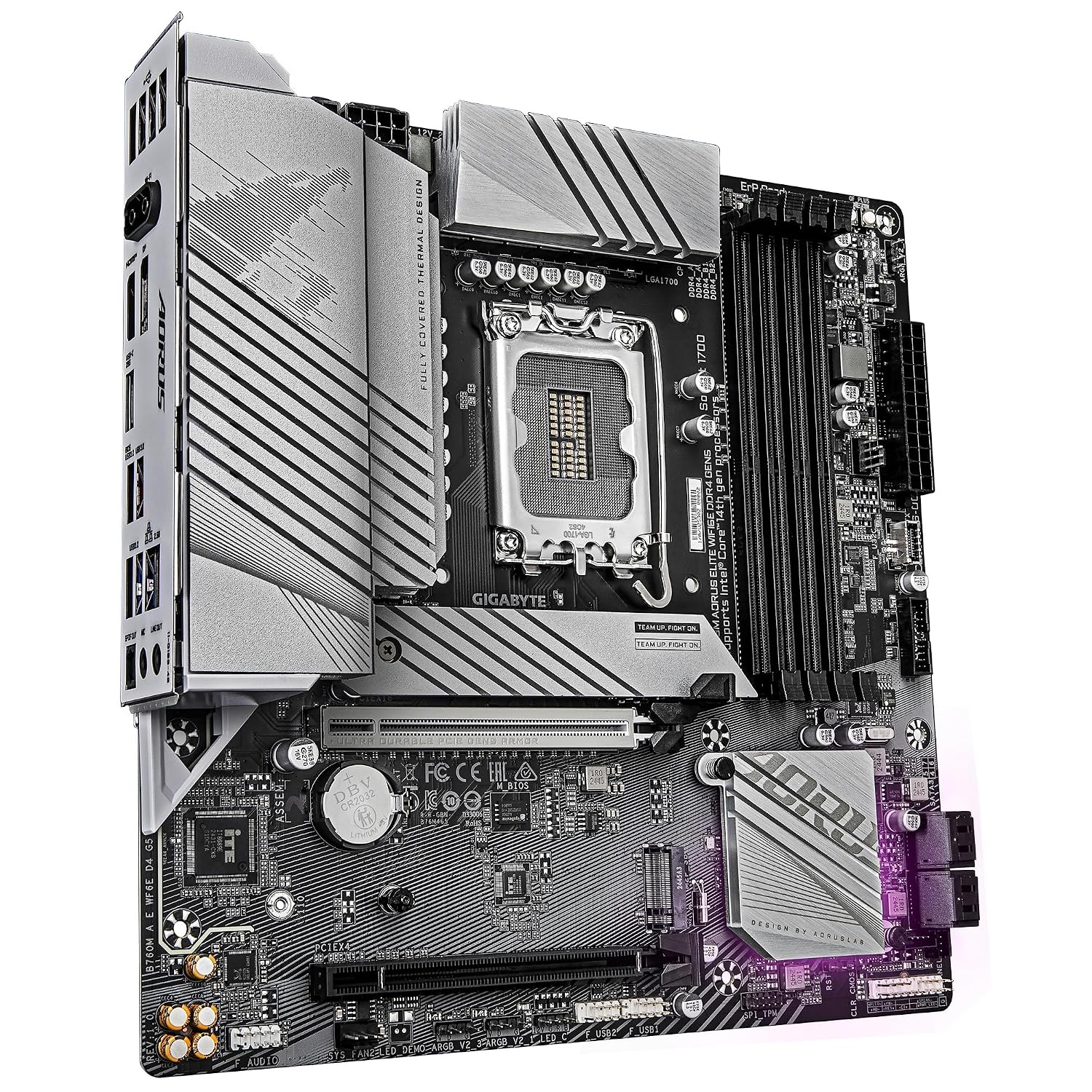 GIGABYTE B760M AORUS ELITE WIFI6E DDR4 GEN5 with Intel B760 Micro-ATX Motherboard B760M A E WF6E D4 G5 MB6762