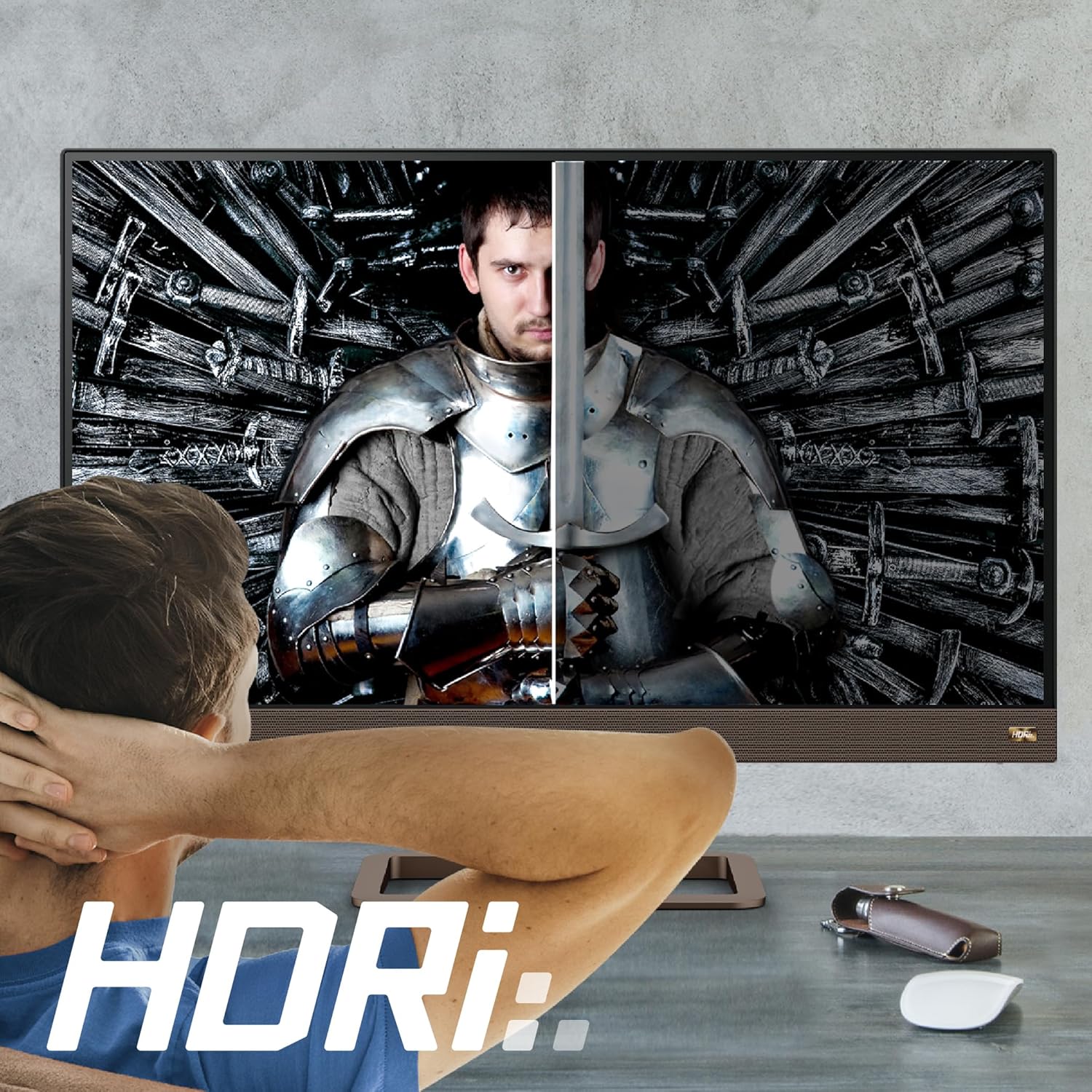 BenQ EW3280U 32"(81 cm) 3840x 2160 4K IPS HDR10| 95% DCI-P3 | USB-C(60W PD)| treVolo Speaker (5W Woofer)| Remote| VESA HDR400| EyeCare| AMDFreesync| HDMI| DP (Metallic Brown-Black)