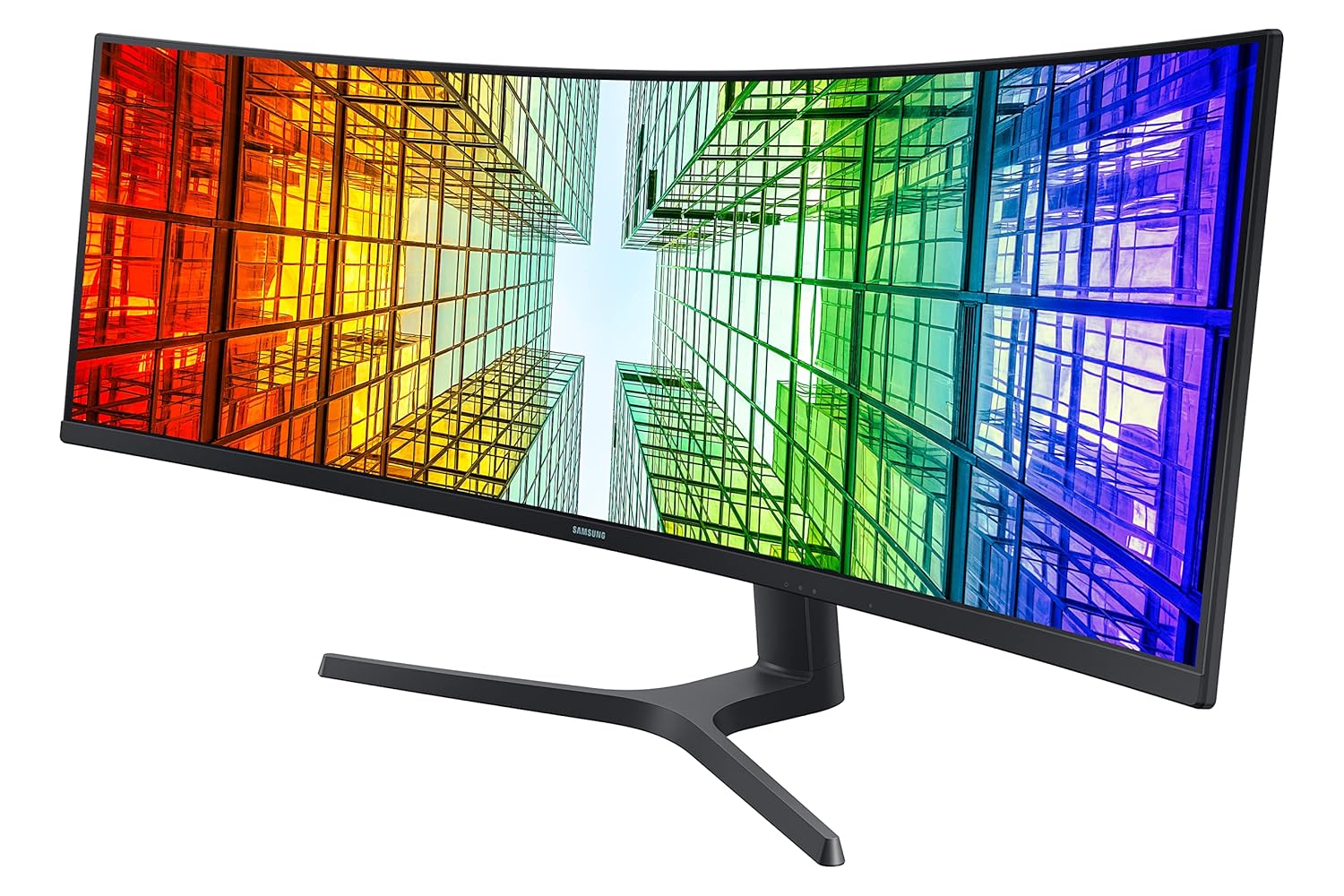 Samsung 49-inch(123.8cm) Ultra-Wide Dual QHD Monitor, USB Type-C, HAS, QLED Technology, 1800R Curvature, HDR 400, Flicker Free, Eye Saver Mode, LAN Port, (LS49A950UIWXXL, Black)