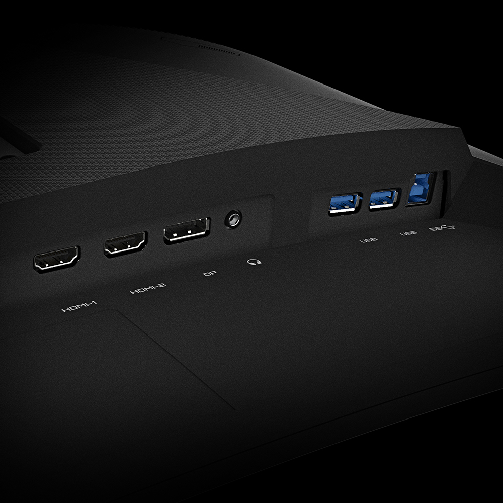 GIGABYTE G27QC A Gaming LED Monitor, 27" Curved, 165Hz, Qhd, 88% Dci-P3 / 132% Srgb,HDR Ready, Black - Zapnet.in