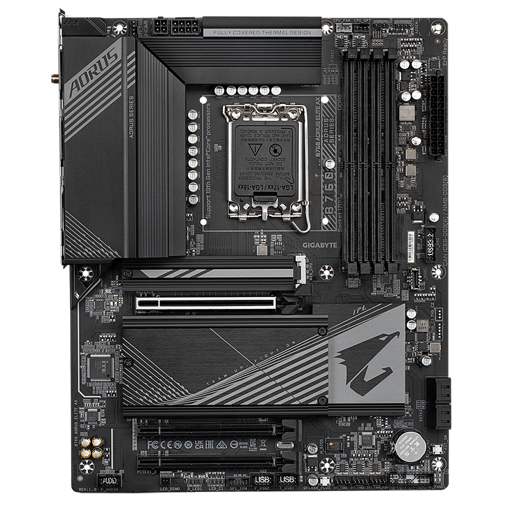 Gigabyte B760 DDR5 AORUS ELITE AX Motherboard - Zapnet.in