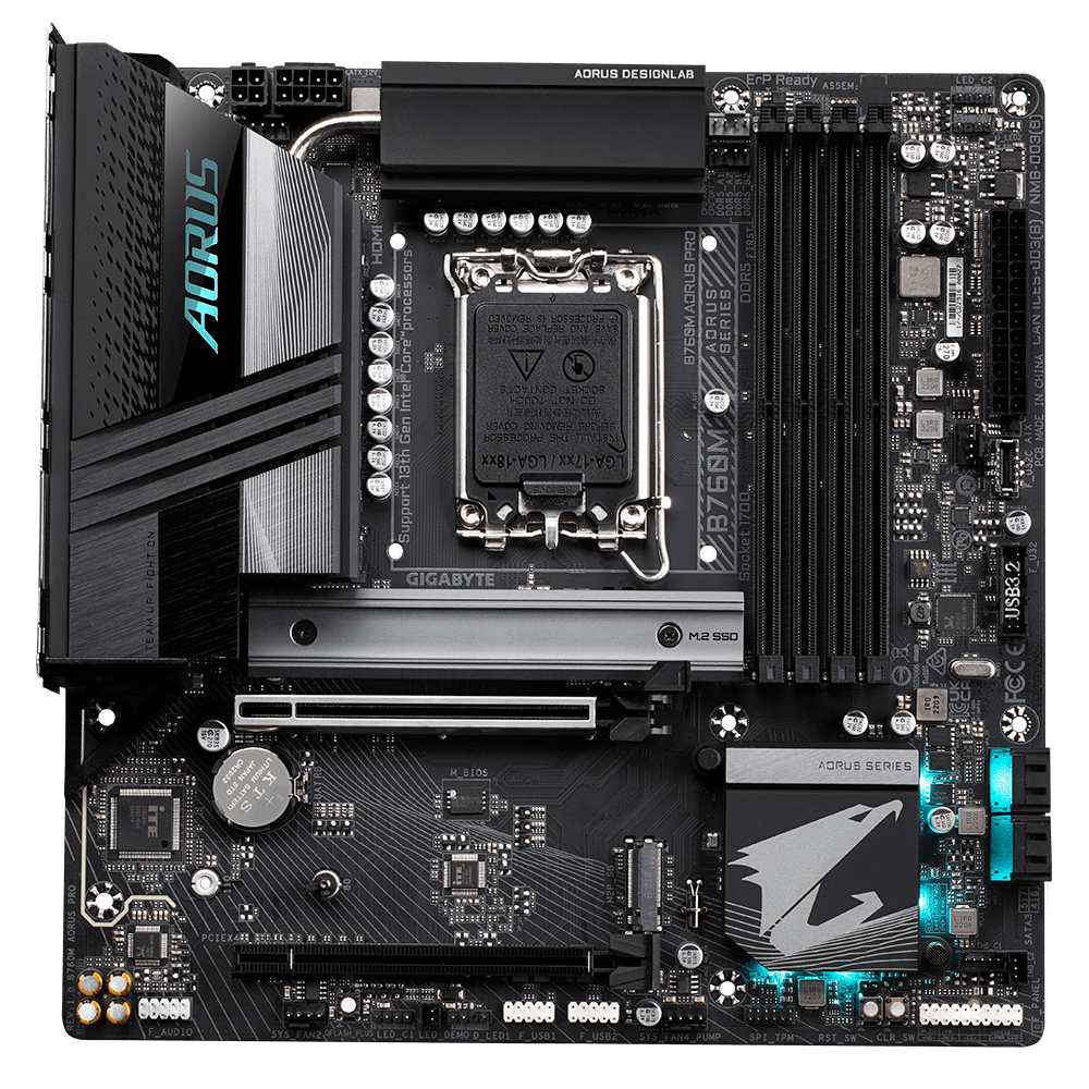 Gigabyte B760M AORUS PRO DDR5 Motherboard