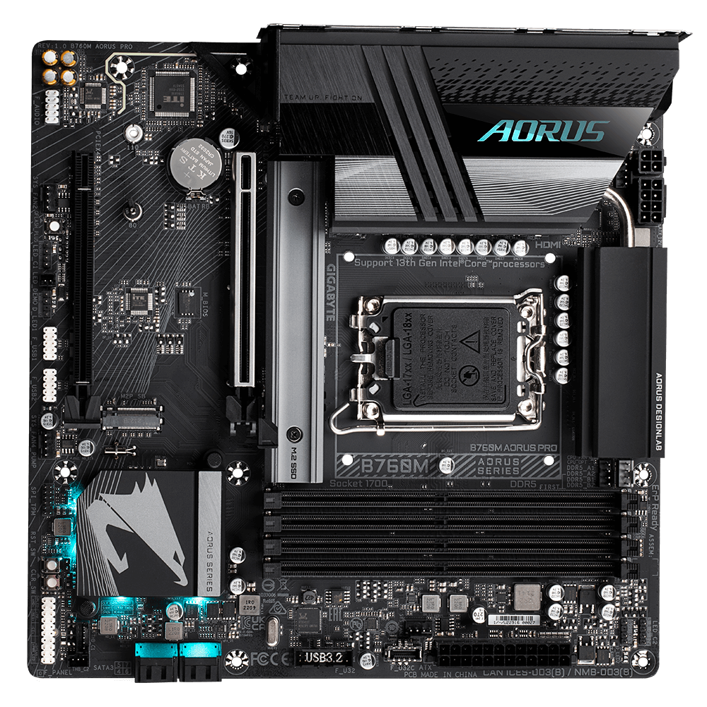Gigabyte B760M AORUS PRO DDR5 Motherboard