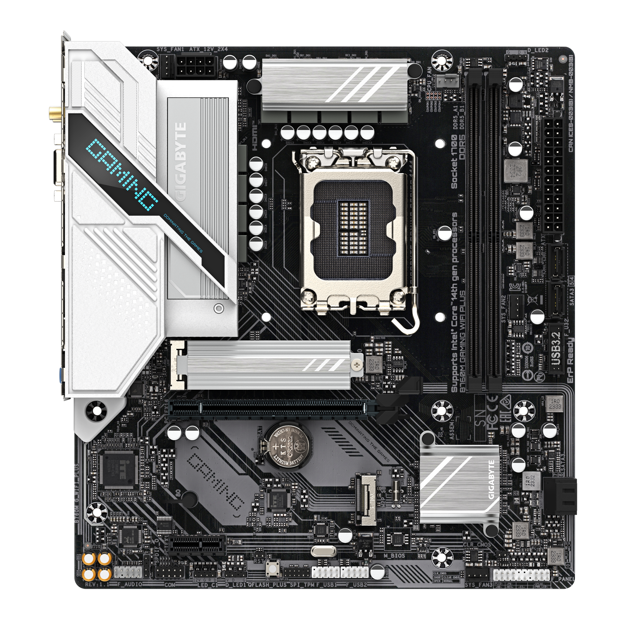 Gigabyte B760M GAMING WIFI PLUS Motherboard