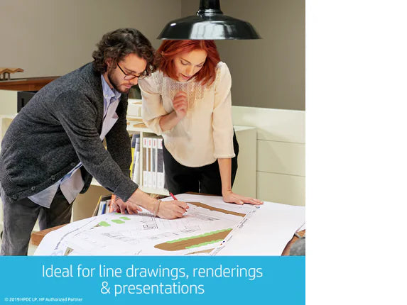 HP DesignJet T230 Large Format Compact Wireless Plotter Printer - 24", with Mobile Printing (5HB07A) - Zapnet.in