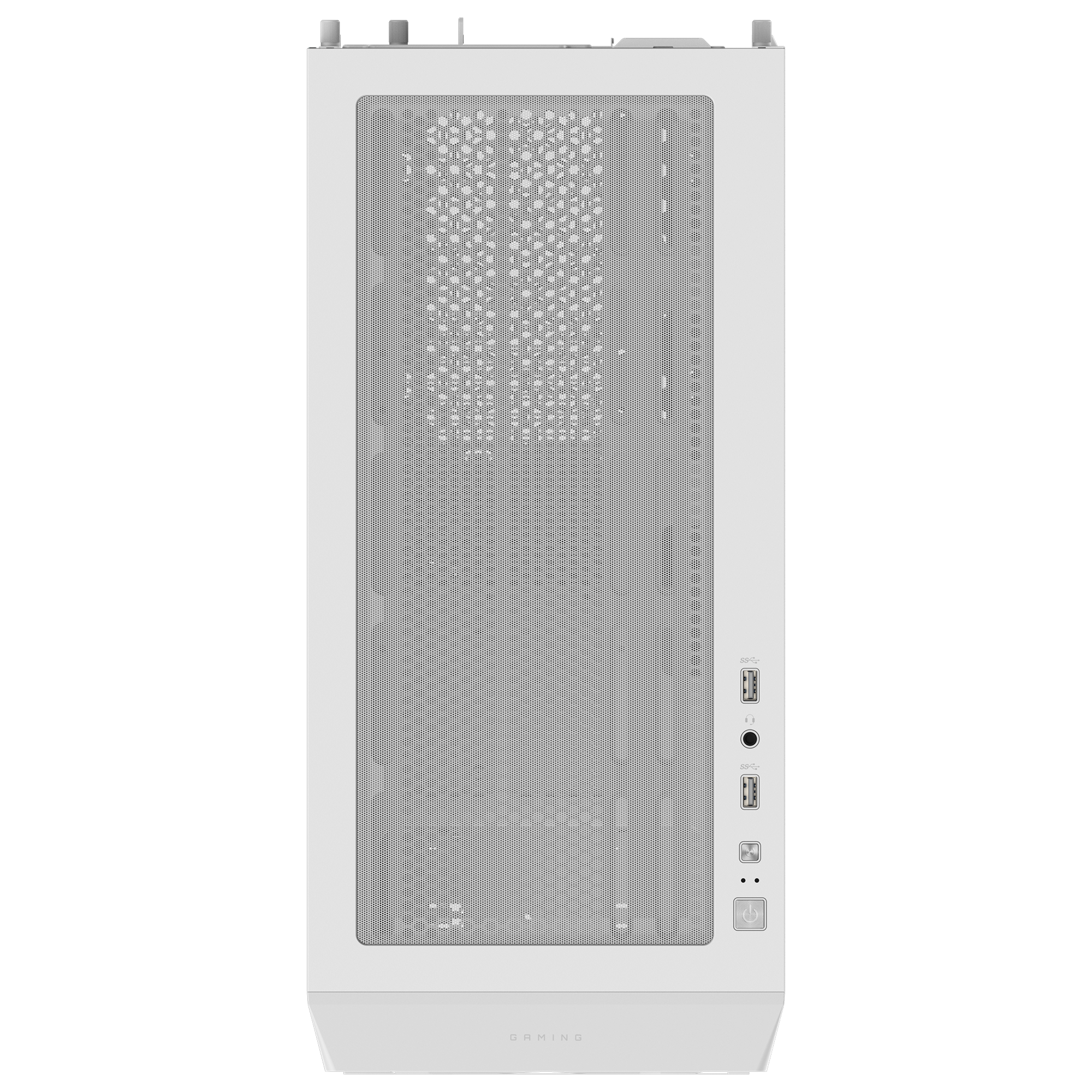 GIGABYTE White Mid Tower PC Gaming Case (C500 PI ST WHITE) - Zapnet.in
