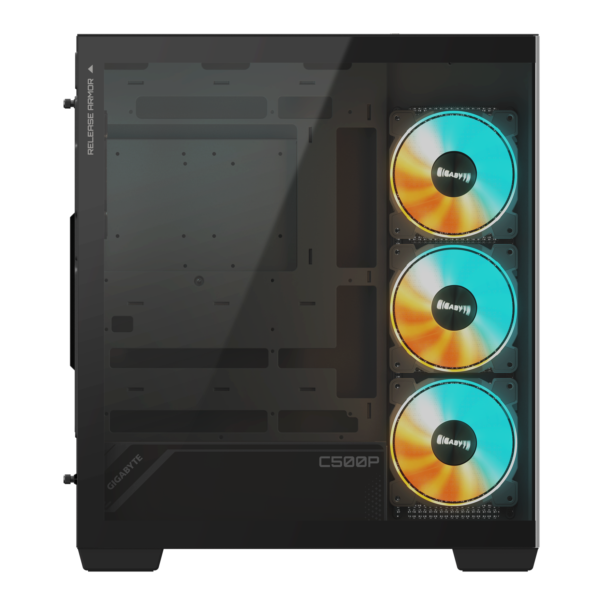 GIGABYTE C500 Panoramic Stealth PC Cabinet - Zapnet.in