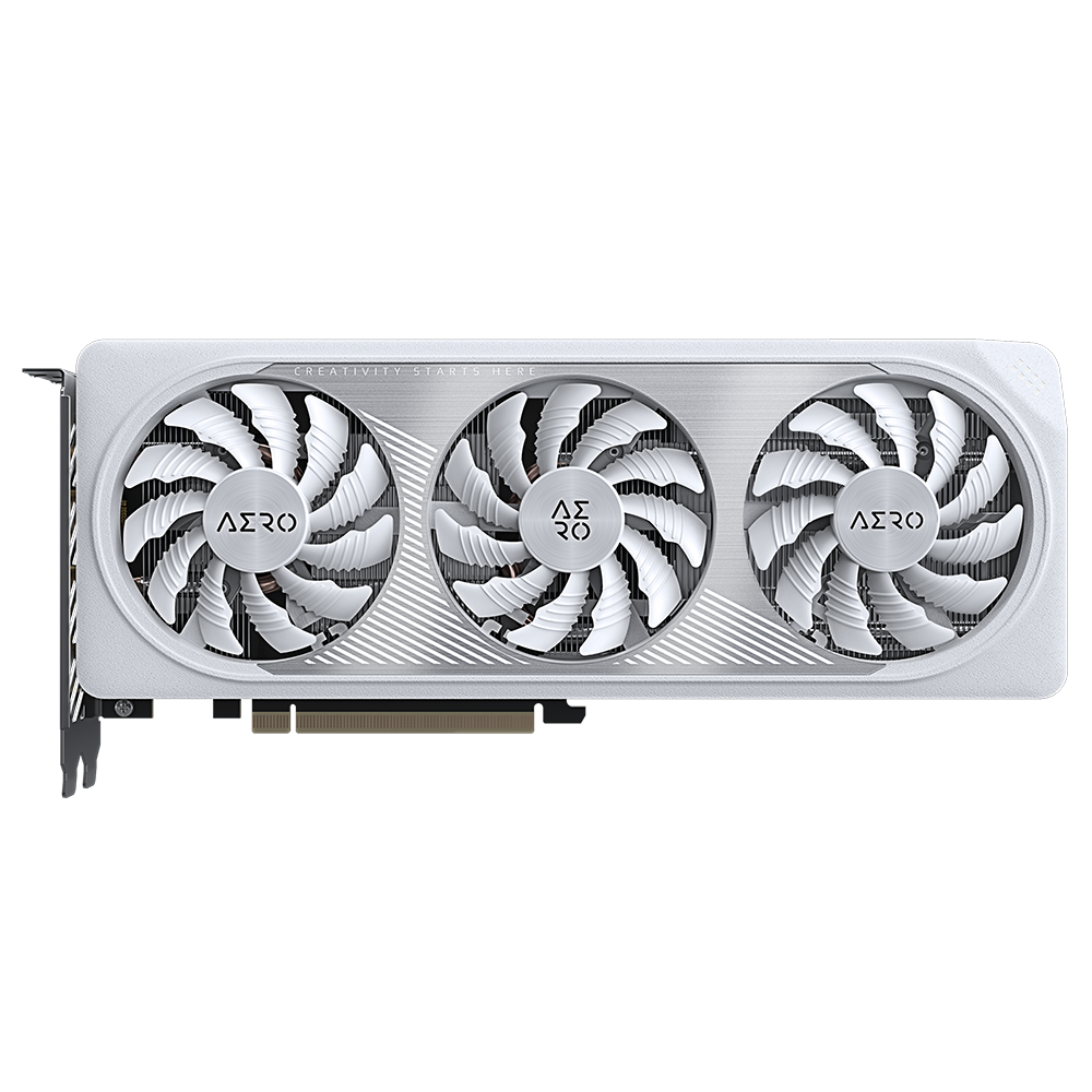 Gigabyte Geforce RTX 4060 Aero Oc 8G Graphics Card, 3X Windforce Fans, 8Gb 128-Bit Gddr6, Gv-N4060Aero Oc-8Gd Video Card - Pci_E - Zapnet.in
