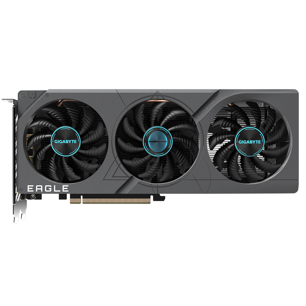 GIGABYTE Geforce RTX 4060 Eagle Oc 8G Graphics Card, 3X Windforce Fans, 8Gb 128-Bit Gddr6, Gv-N4060Eagle Oc-8Gd Video Card, pci_e_x16 - Zapnet.in