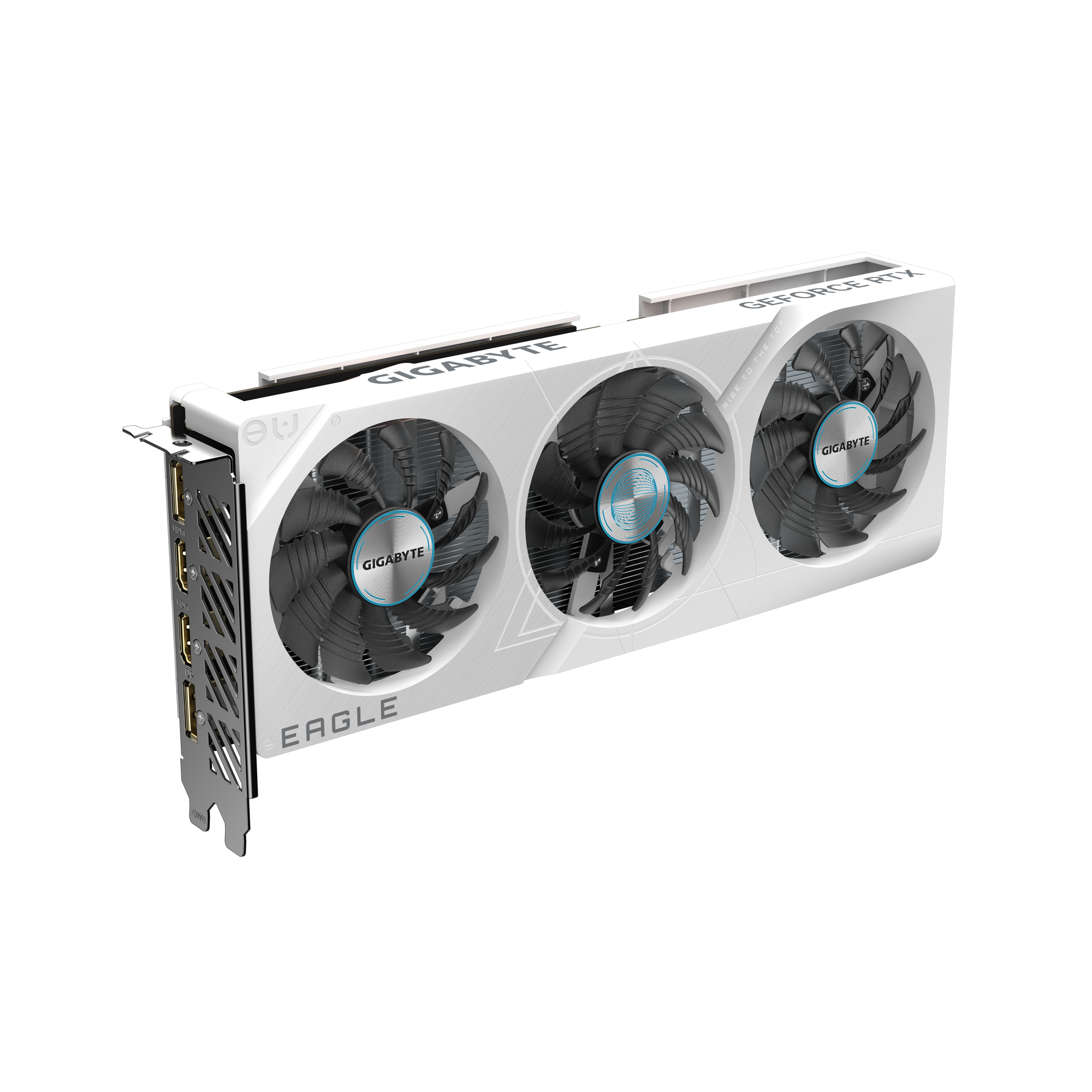 GIGABYTE GeForce RTX 4060 Eagle OC ICE 8G Graphics Card, 3X WINDFORCE Fans, 8GB 128-bit GDDR6, GV-N4060EAGLEOC ICE-8GD Video Card - Zapnet.in
