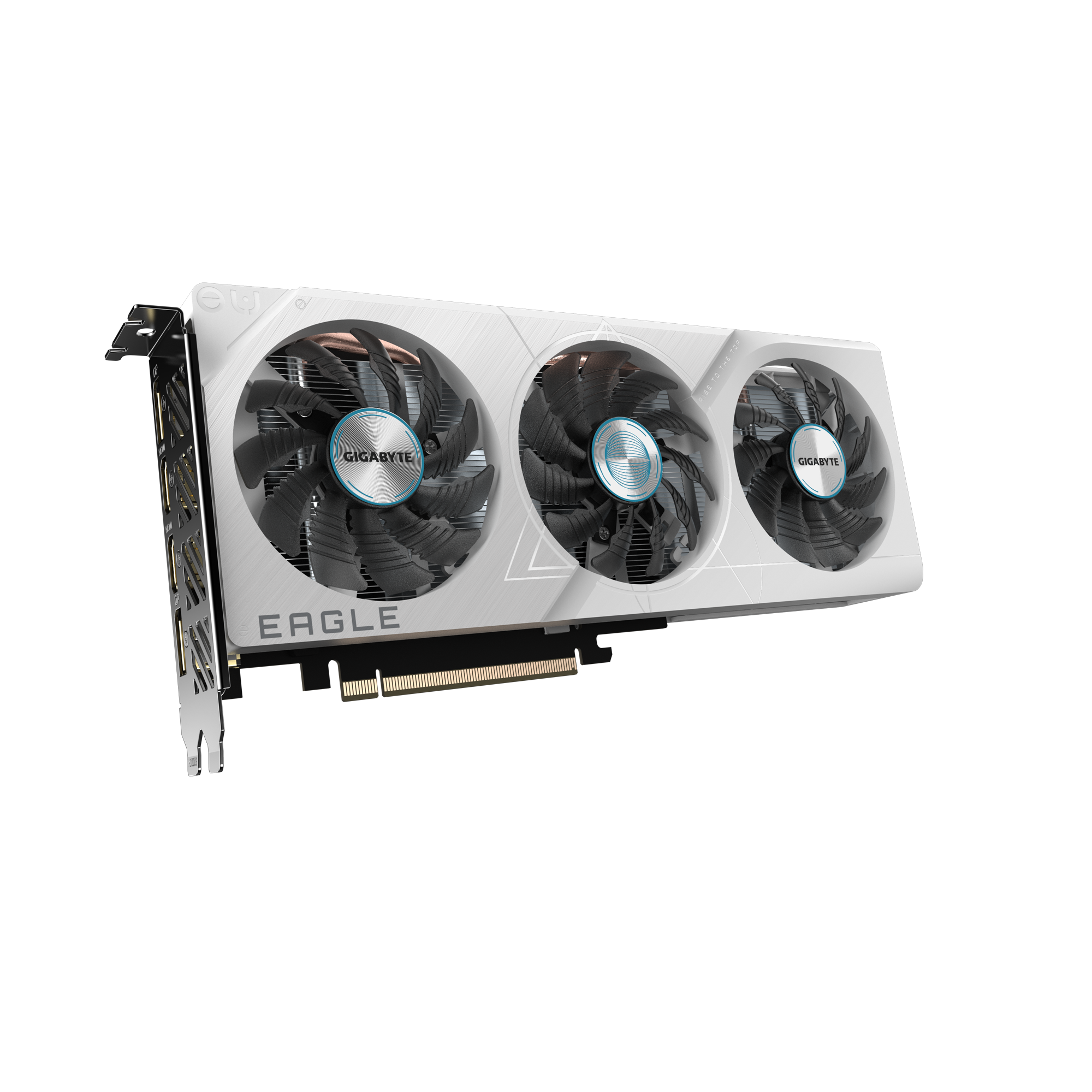 GIGABYTE GeForce RTX 4060 Eagle OC ICE 8G Graphics Card, 3X WINDFORCE Fans, 8GB 128-bit GDDR6, GV-N4060EAGLEOC ICE-8GD Video Card - Zapnet.in