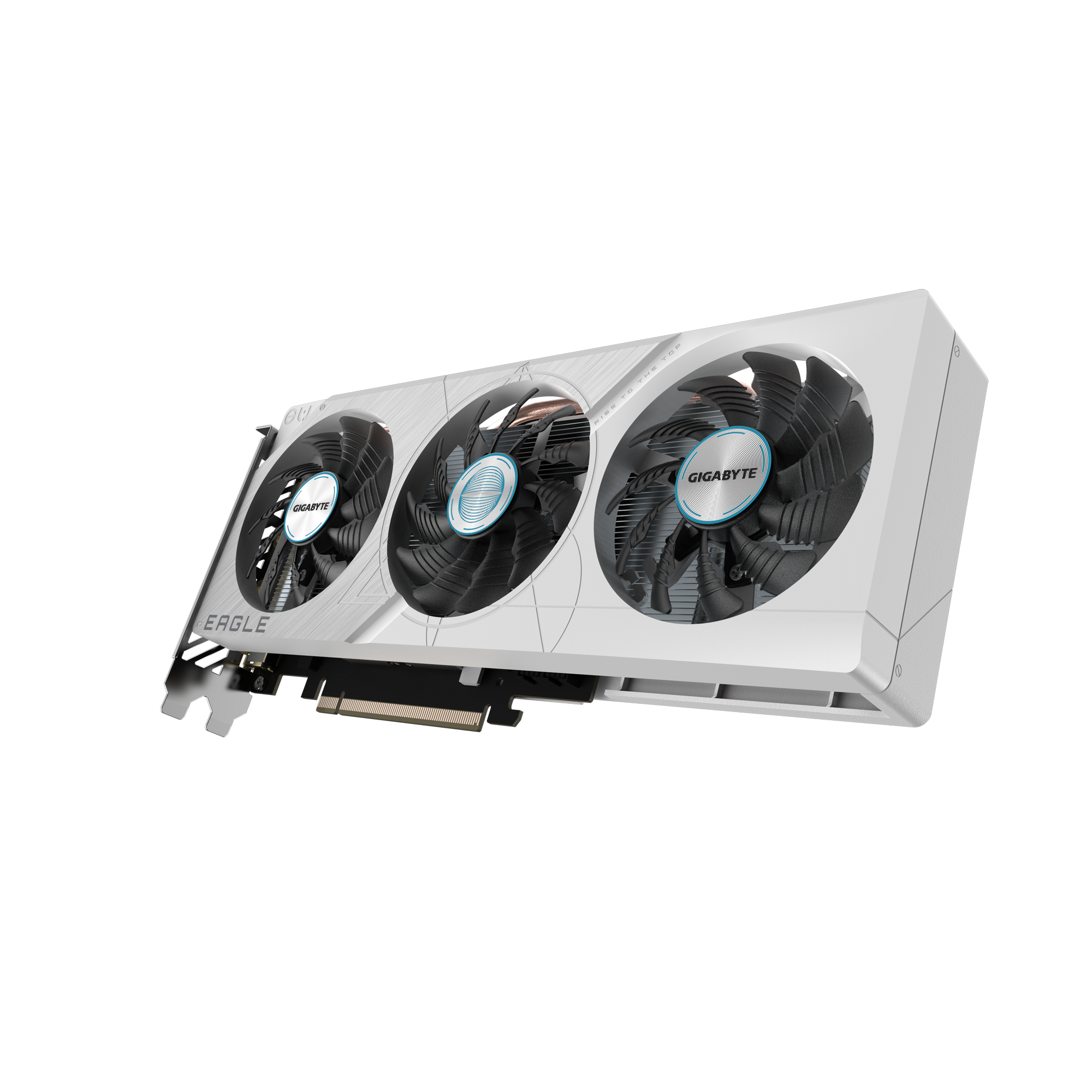 GIGABYTE GeForce RTX 4060 Eagle OC ICE 8G Graphics Card, 3X WINDFORCE Fans, 8GB 128-bit GDDR6, GV-N4060EAGLEOC ICE-8GD Video Card - Zapnet.in