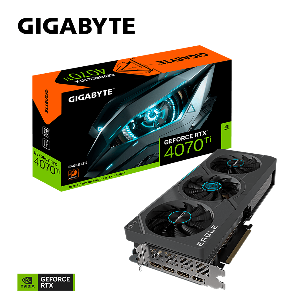 GIGABYTE GeForce RTX 4070 Ti Eagle 12G Graphics Card (GV-N407TEAGLE-12GD) - Zapnet.in
