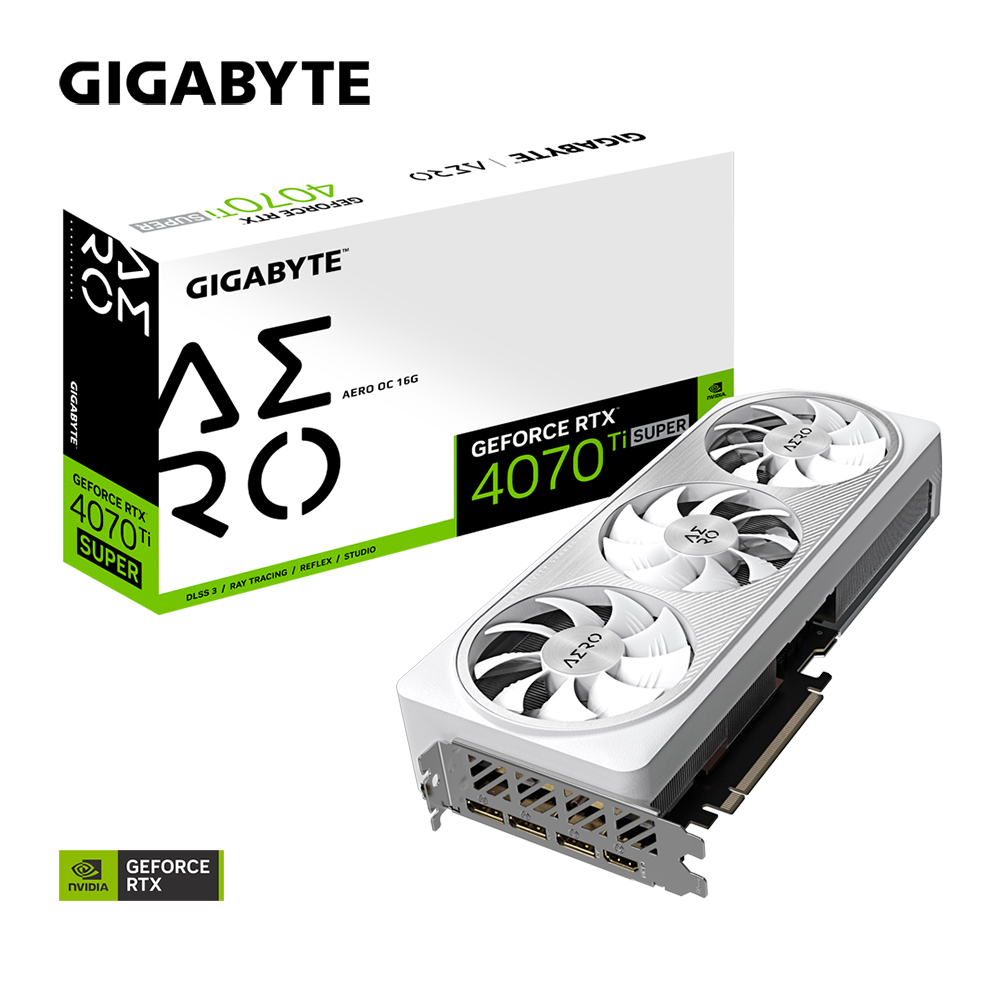 GIGABYTE Geforce RTX 4070 Ti Super Aero OC 16G Graphics Card - Zapnet.in