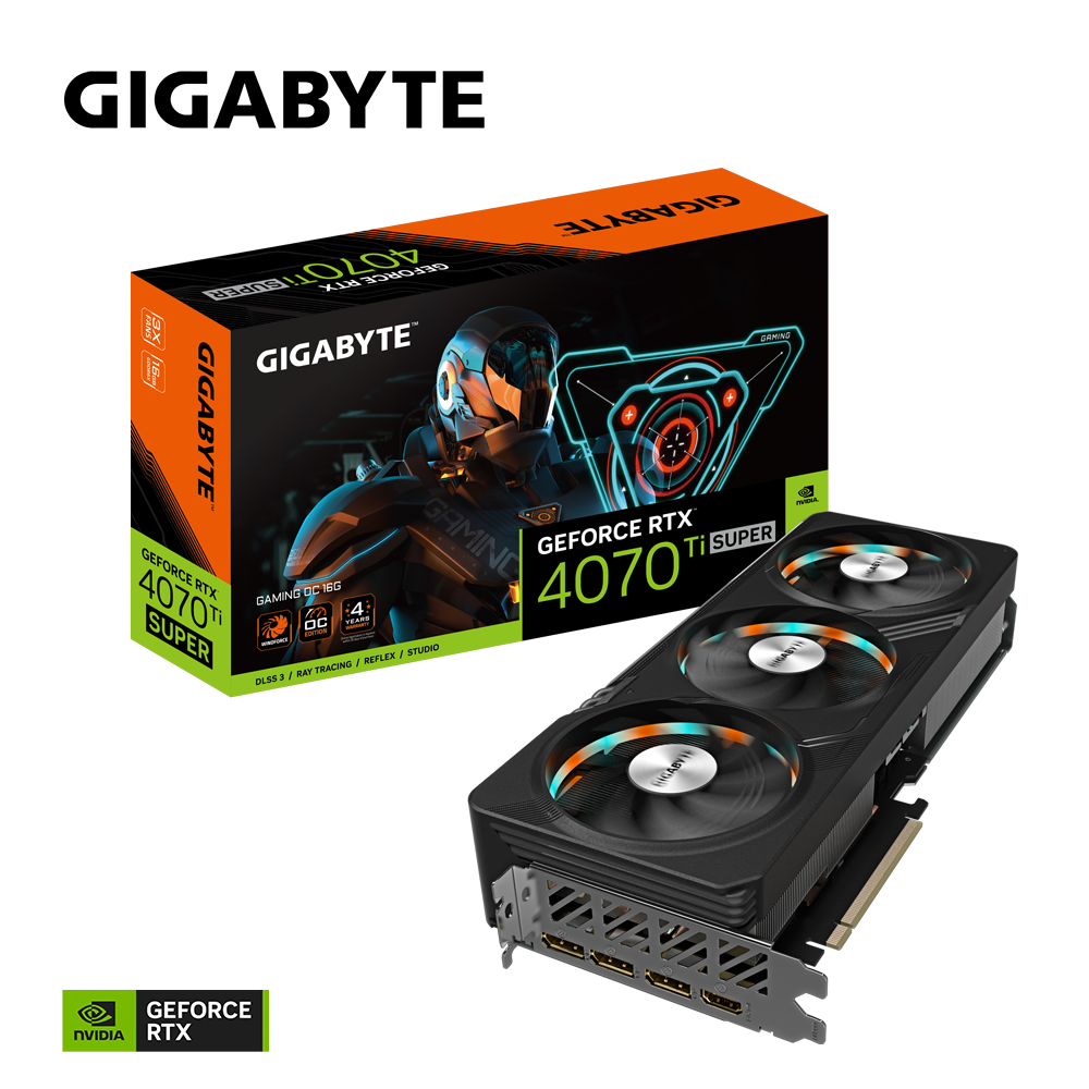 Gigabyte GeForce RTX™ 4070 Ti SUPER GAMING OC 16G Graphics Card (GV-N407TSGAMING OC-16GD) - Zapnet.in
