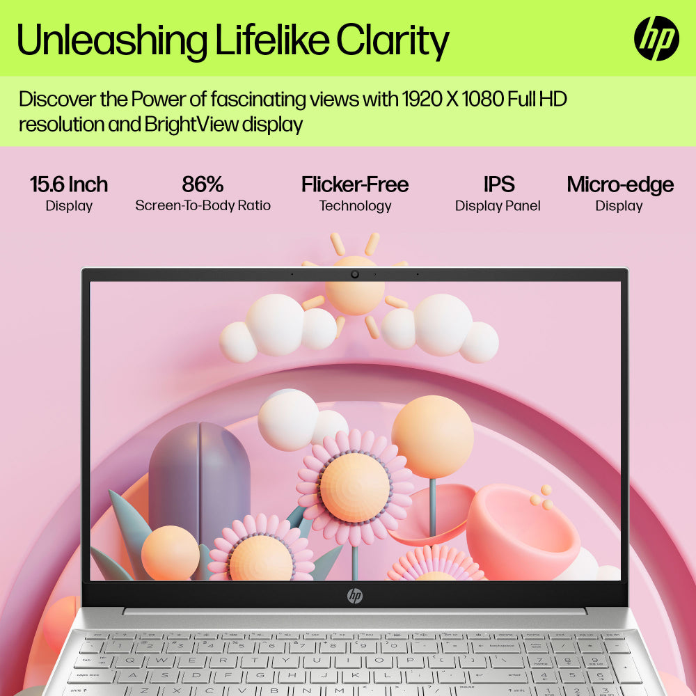 HP Pavilion 15-eg3018TU Laptop (13th Gen Core i5/ 16GB/ 1TB SSD/ Win11 Home) - Zapnet.in