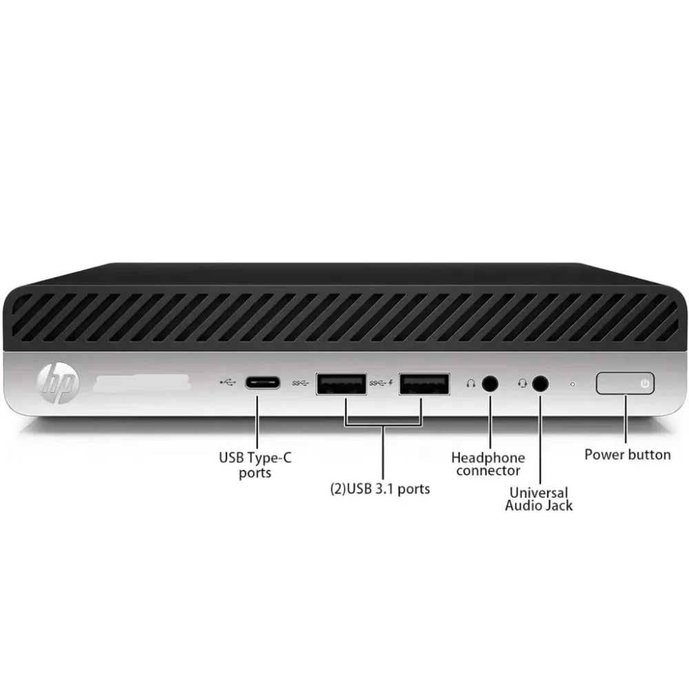 Refurbished HP EliteDesk 800 G4 SFF – i5 8th Gen, 8GB RAM, 512GB SSD, DOS, 3 Year Warranty, Without Monitor - Zapnet.in