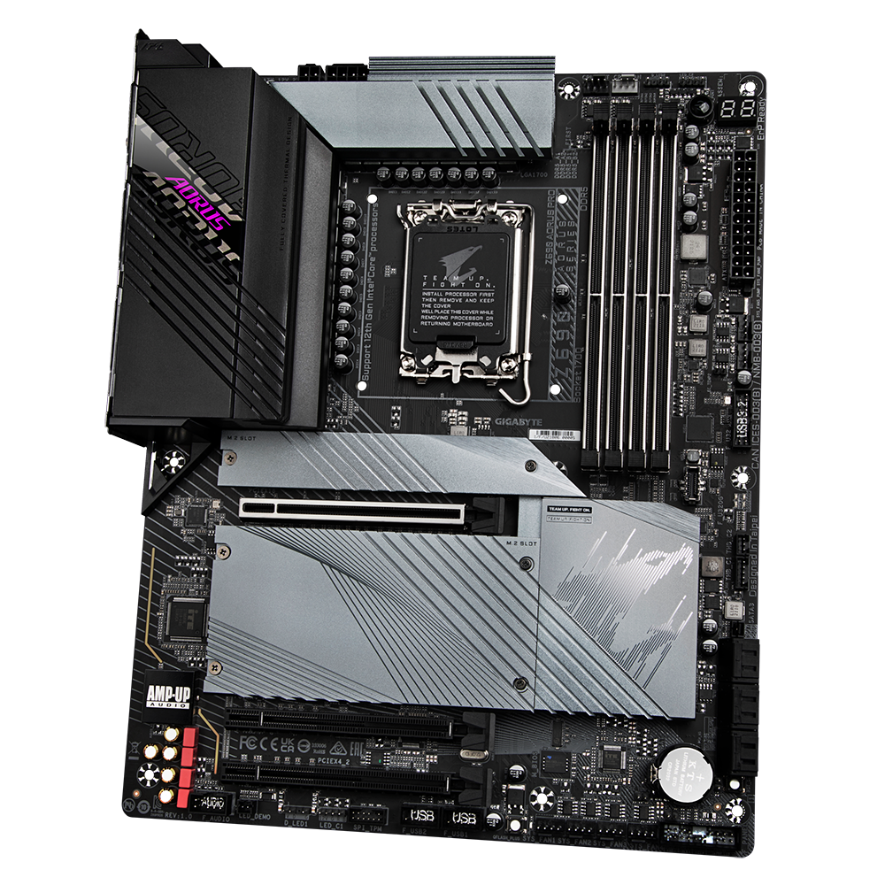 GIGABYTE Z690 AORUS PRO DDR5 (LGA 1700/ Intel Z690/ ATX/ DDR5/ Quad M.2/ PCIe 5.0/ USB 3.2 Gen2X2 Type-C/ WiFi 6/ 2.5GbE LAN/ Gaming Motherboard) - Zapnet.in