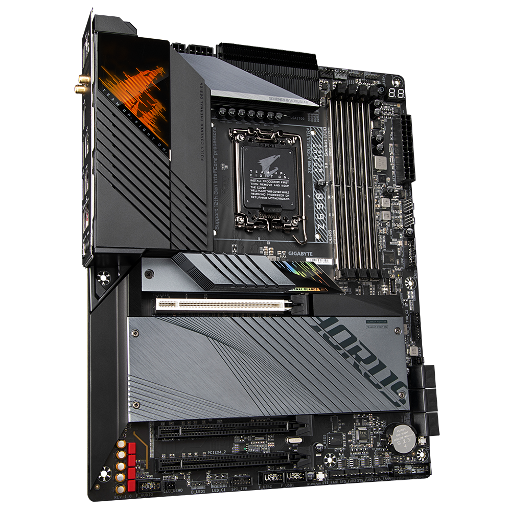 GIGABYTE Z690 AORUS Ultra (LGA 1700/ Intel Z690/ ATX/ DDR5/ Quad M.2/ PCIe 5.0/ USB 3.2 Gen2X2/ Type-C/WiFi 6/2.5GbE LAN/Gaming Motherboard)